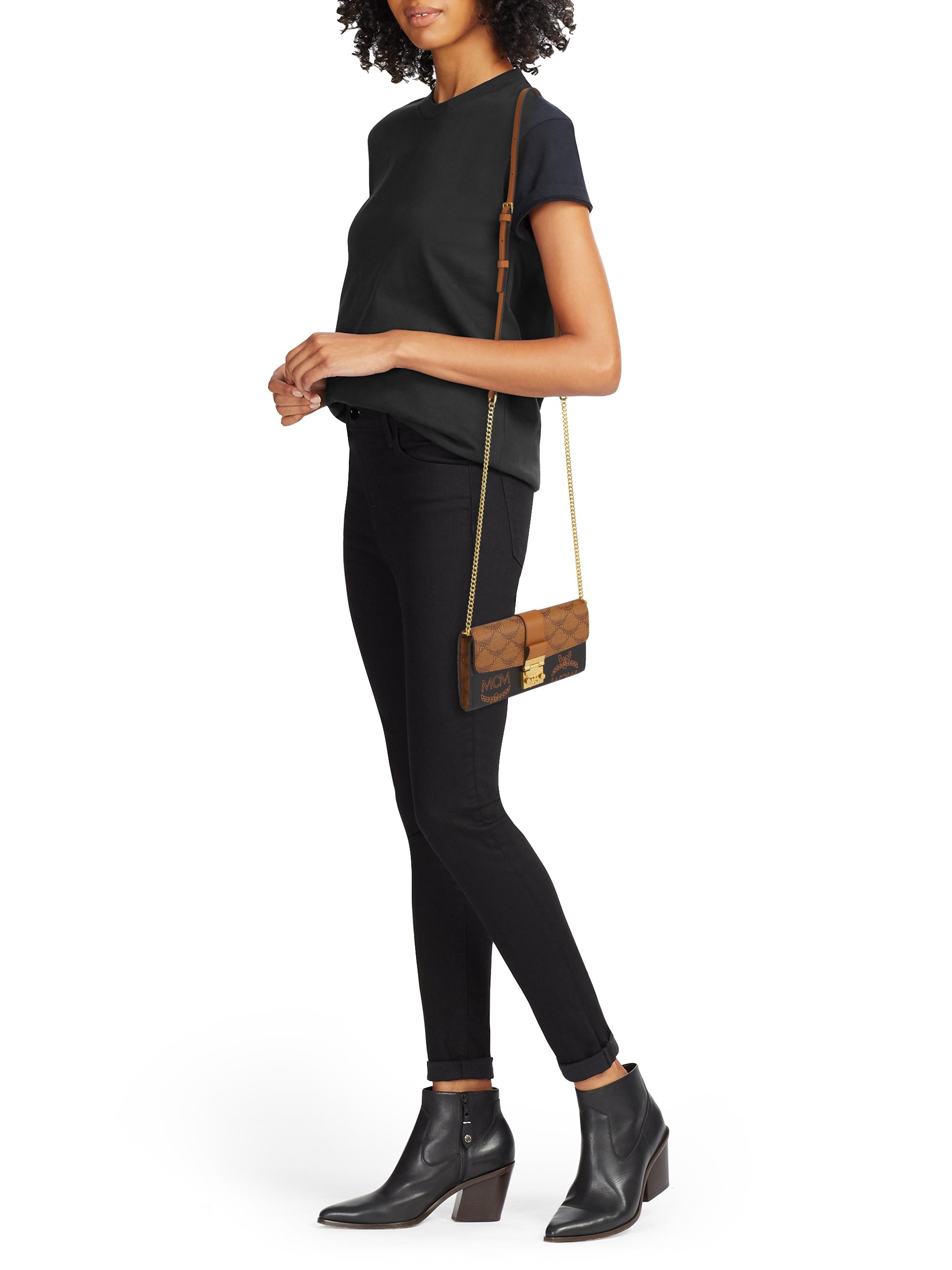 MCM Tracy Monogram Wallet-On-Chain Bag | Saks Fifth Avenue