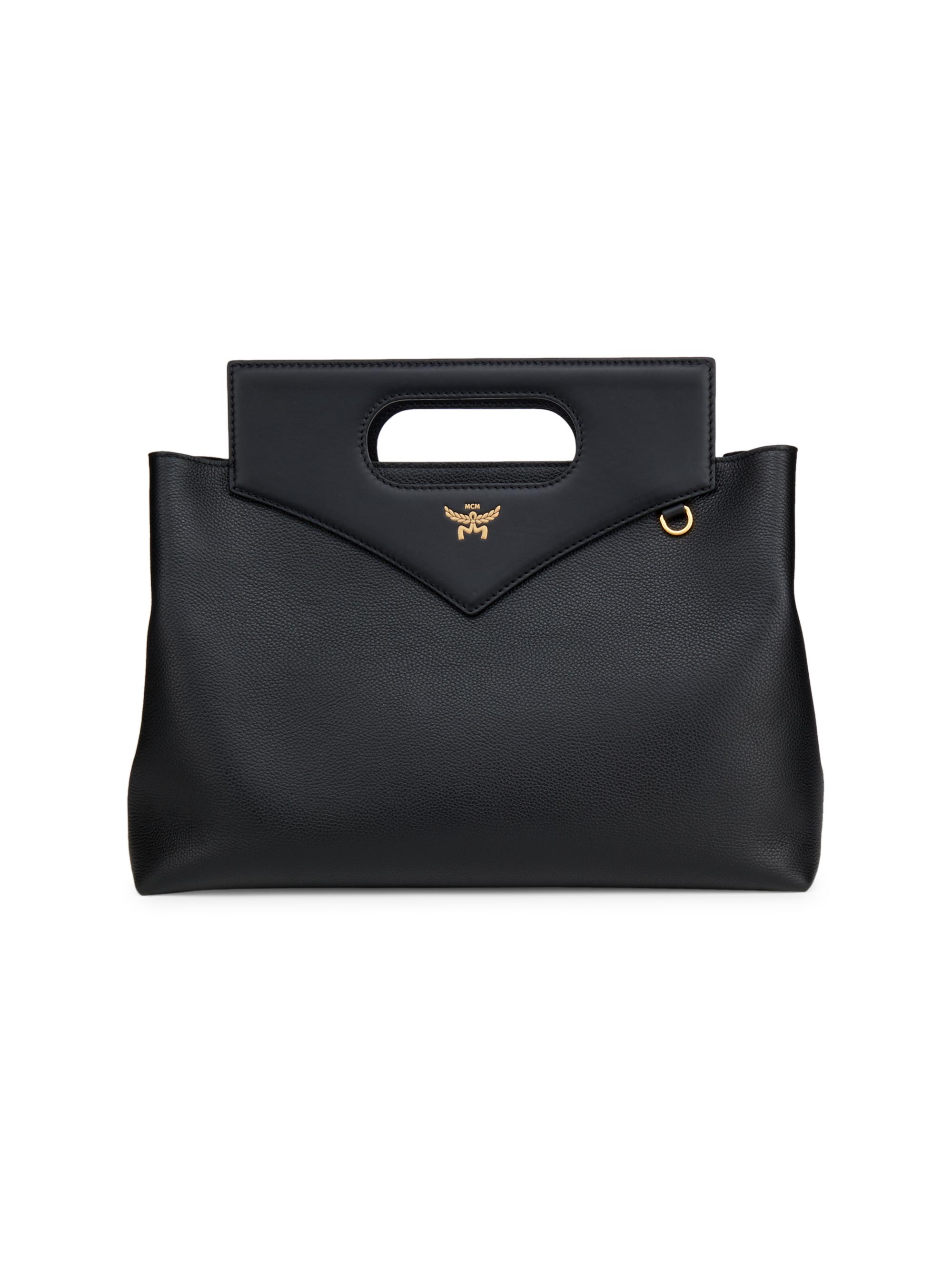 MCM Large Diamant Leather Top Handle Bag | Saks Fifth Avenue