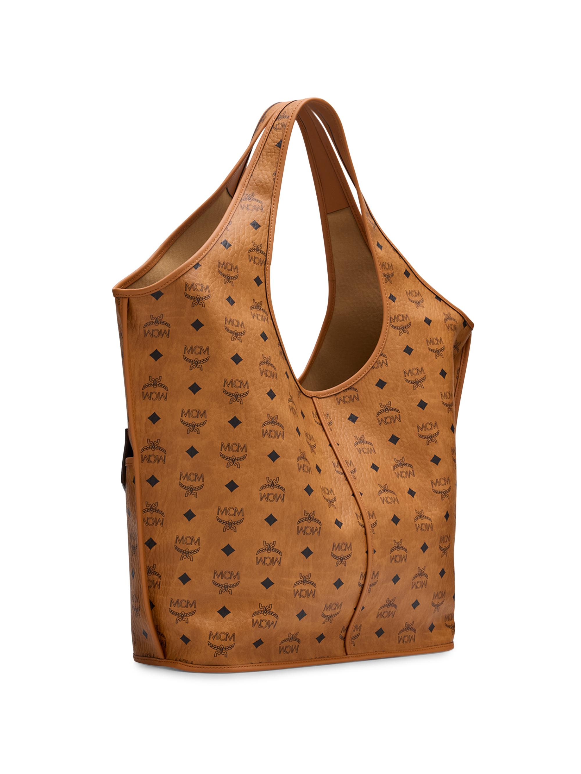 MCM XL Leni Visetos Canvas Shopper Tote Bag | Saks Fifth Avenue