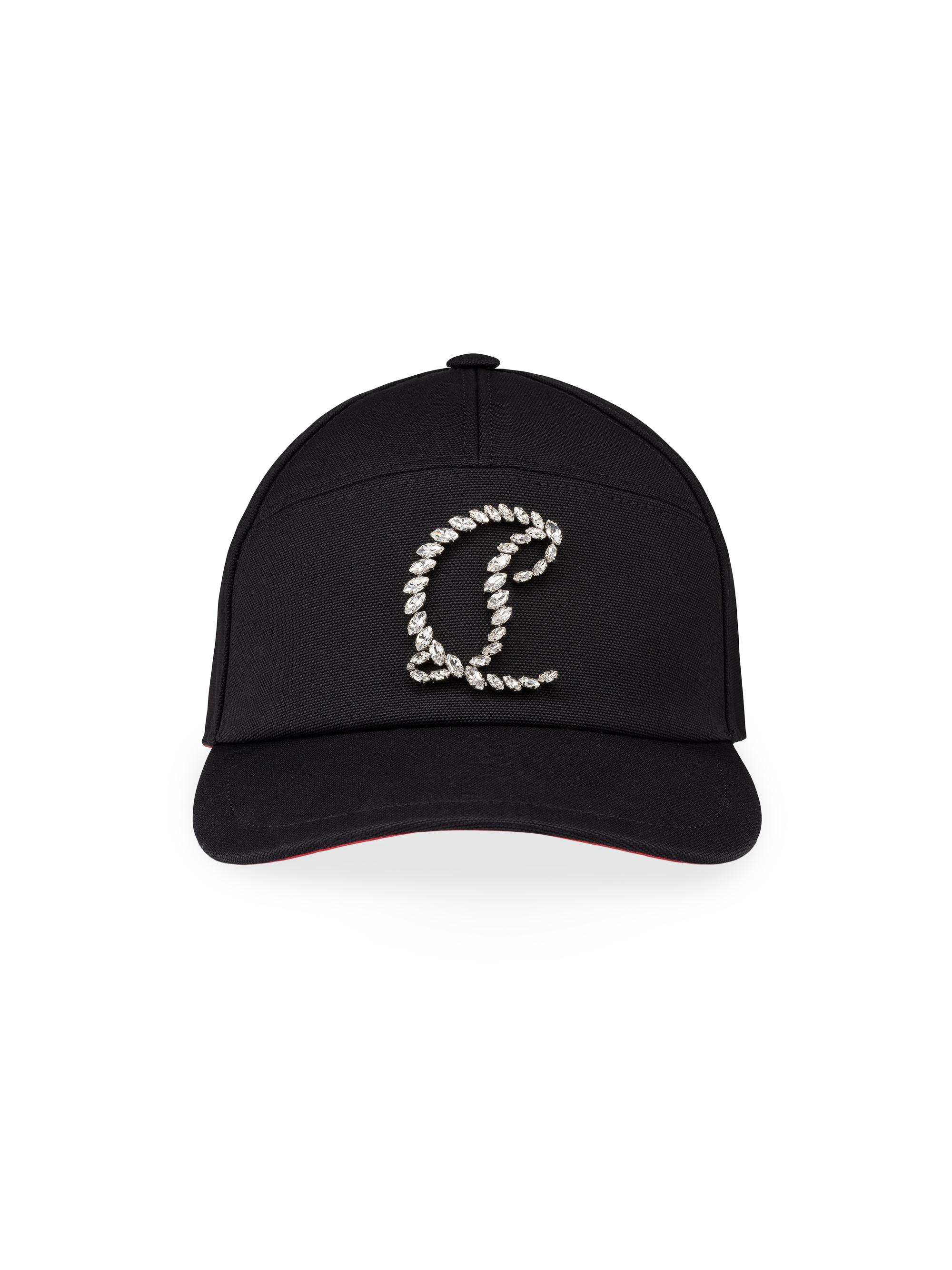 Christian Louboutin Men's Mooncrest Stones Baseball Cap - Black