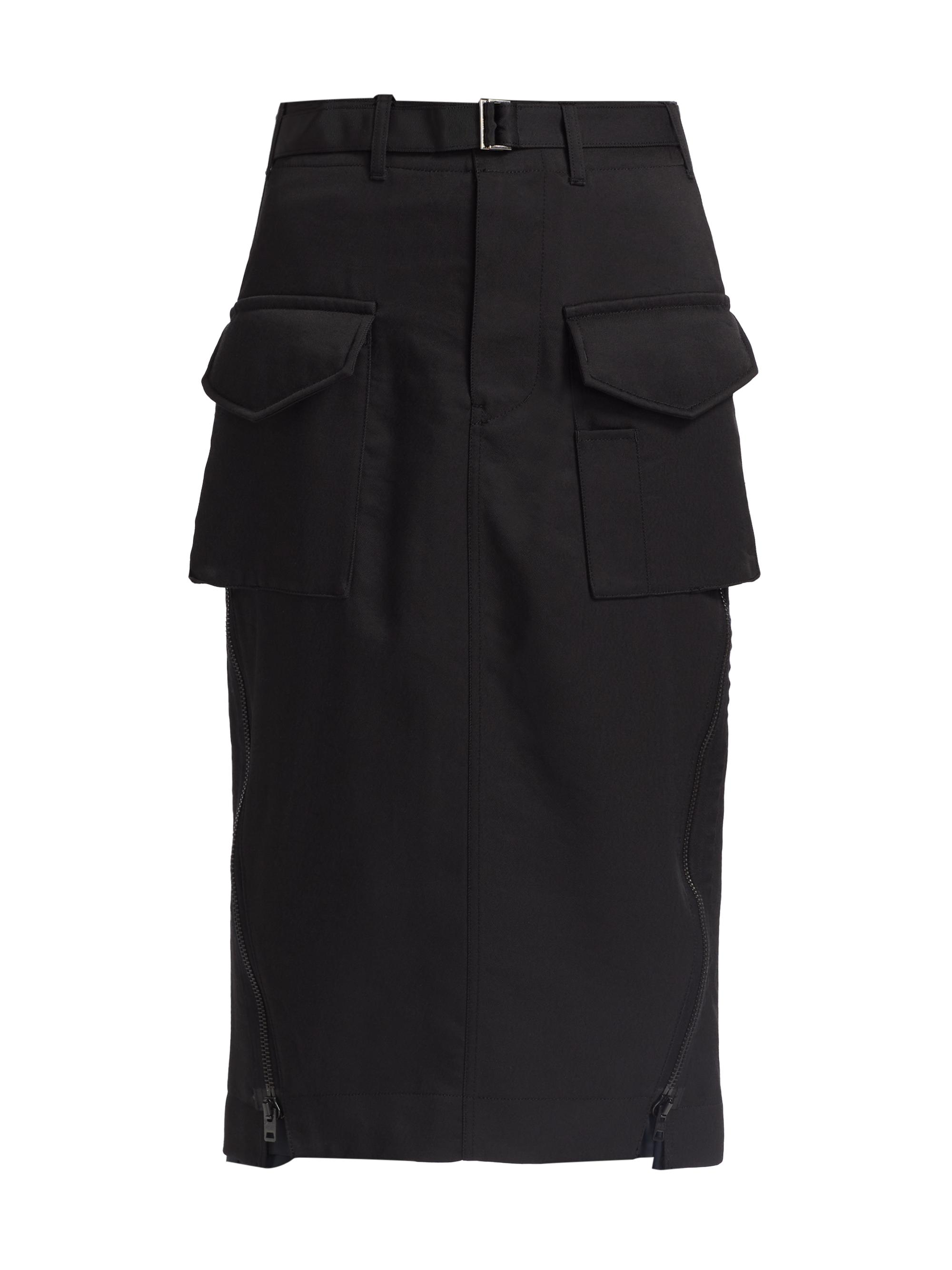 Sacai Women's  X Spiewak Cargo Pencil Skirt - Black