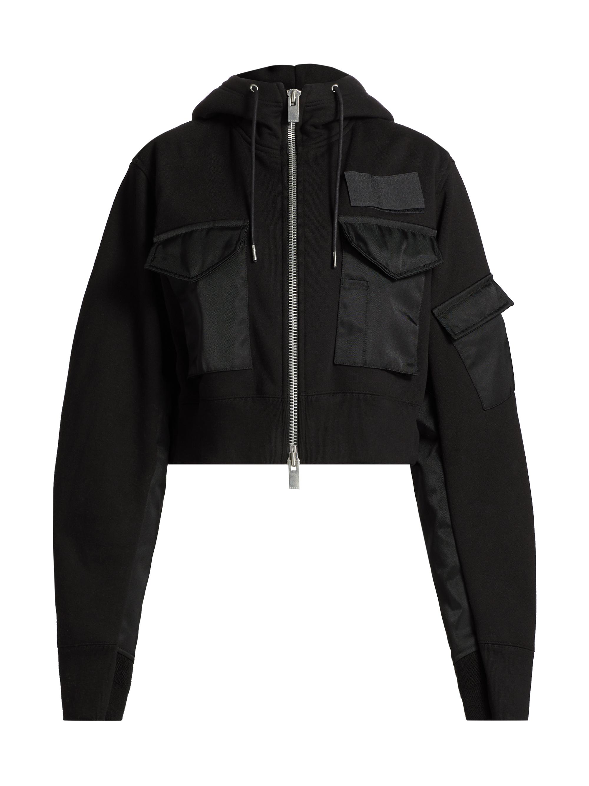 Sacai Women's  x SPIEWAK Cargo Hoodie - Black