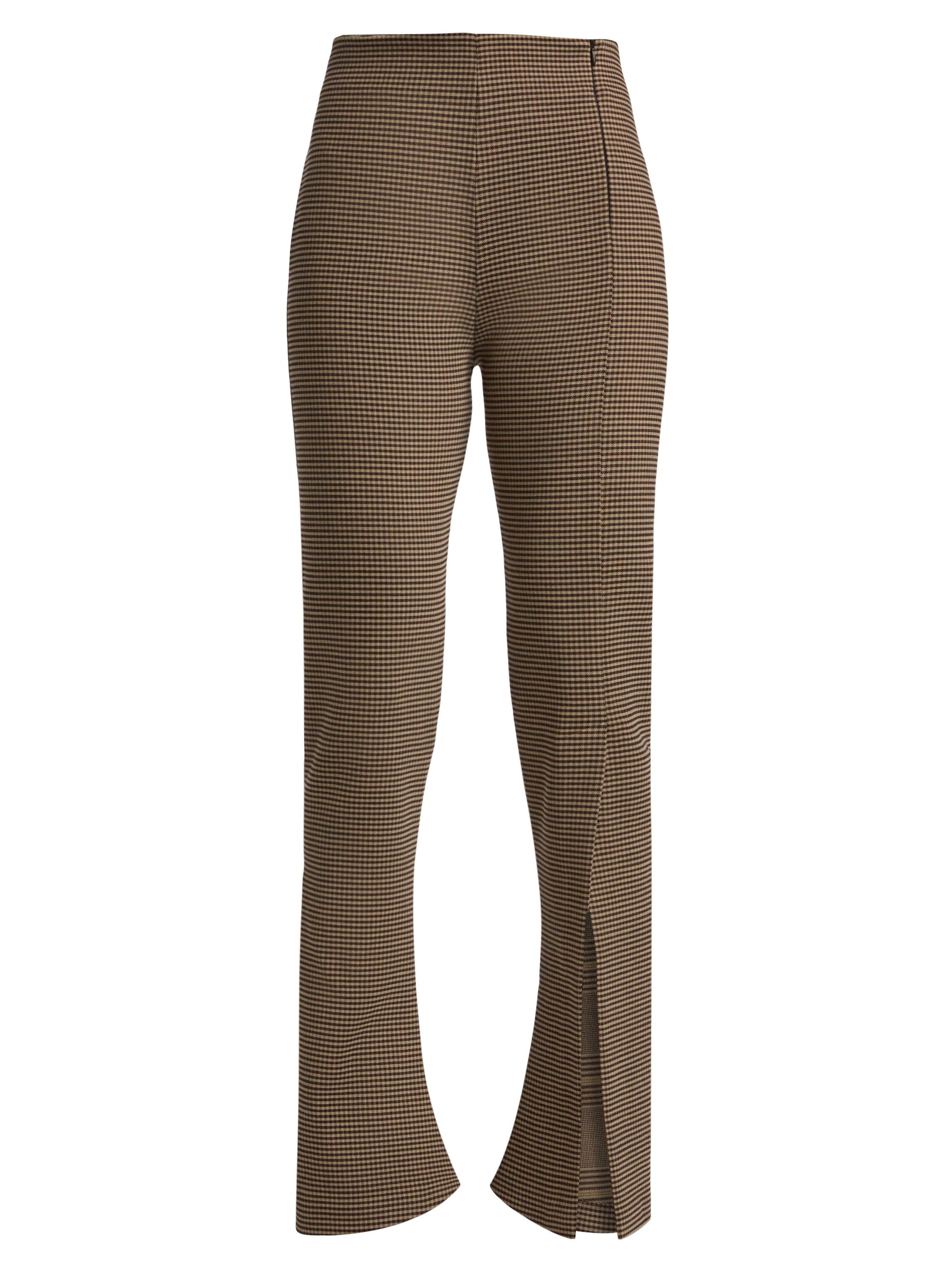 A.W.A.K.E. Mode Women's Fitted Gingham Pants - Gingham