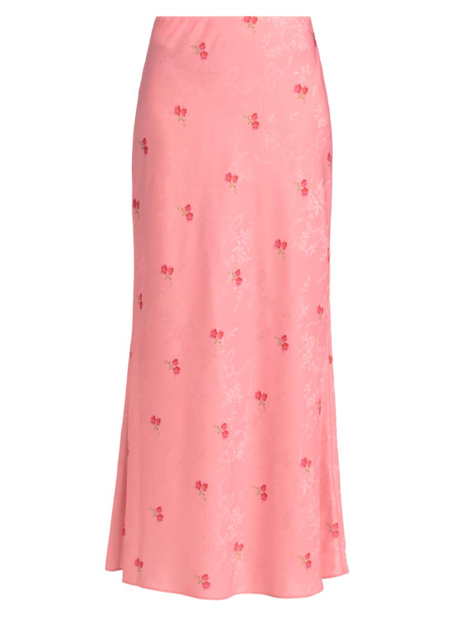 Shop LoveShackFancy Venus Jacquard Noam Maxi Skirt | Saks
