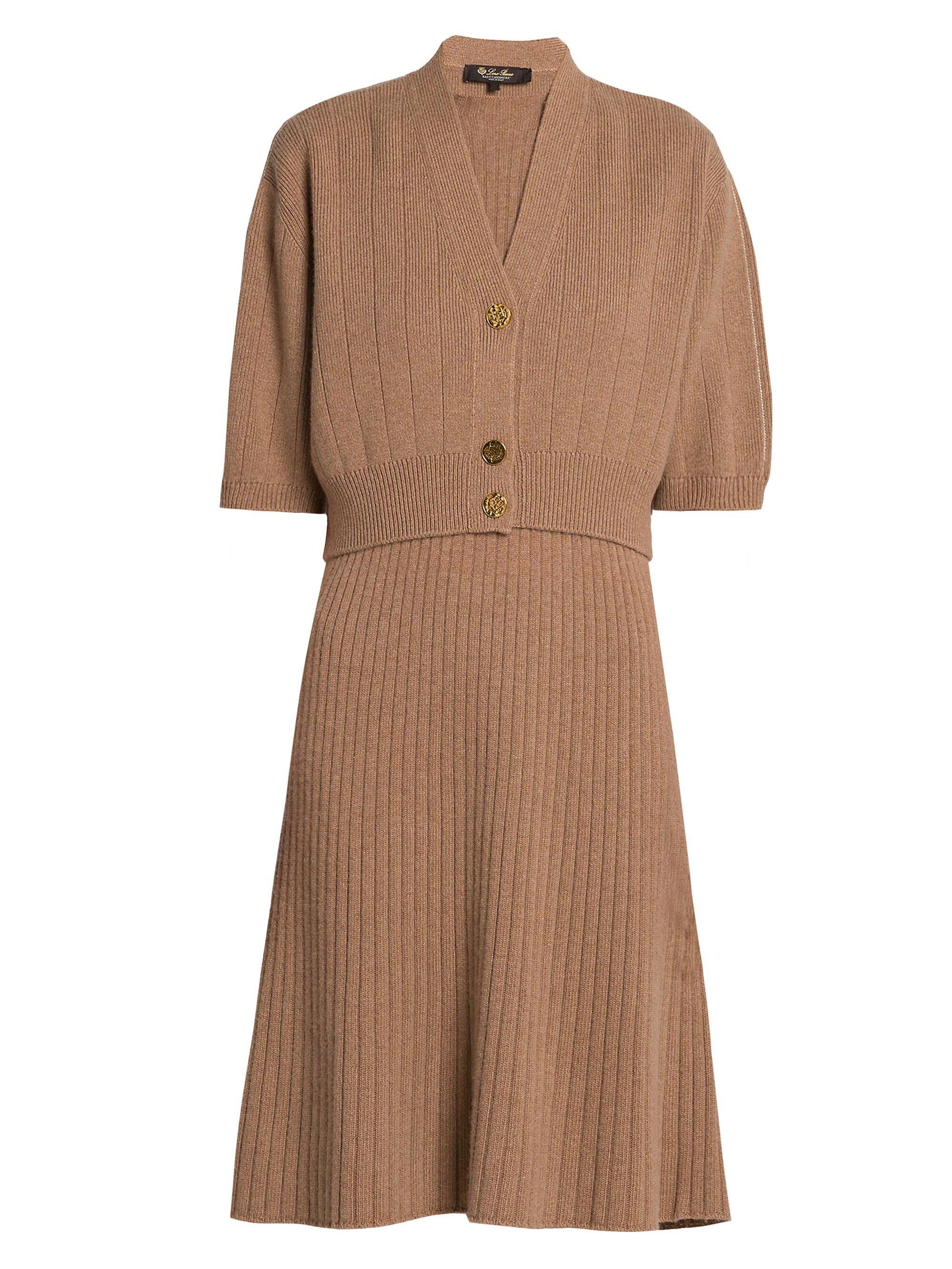 Loro Piana Women's Cervatto Cashmere Cardigan - Nutmeg