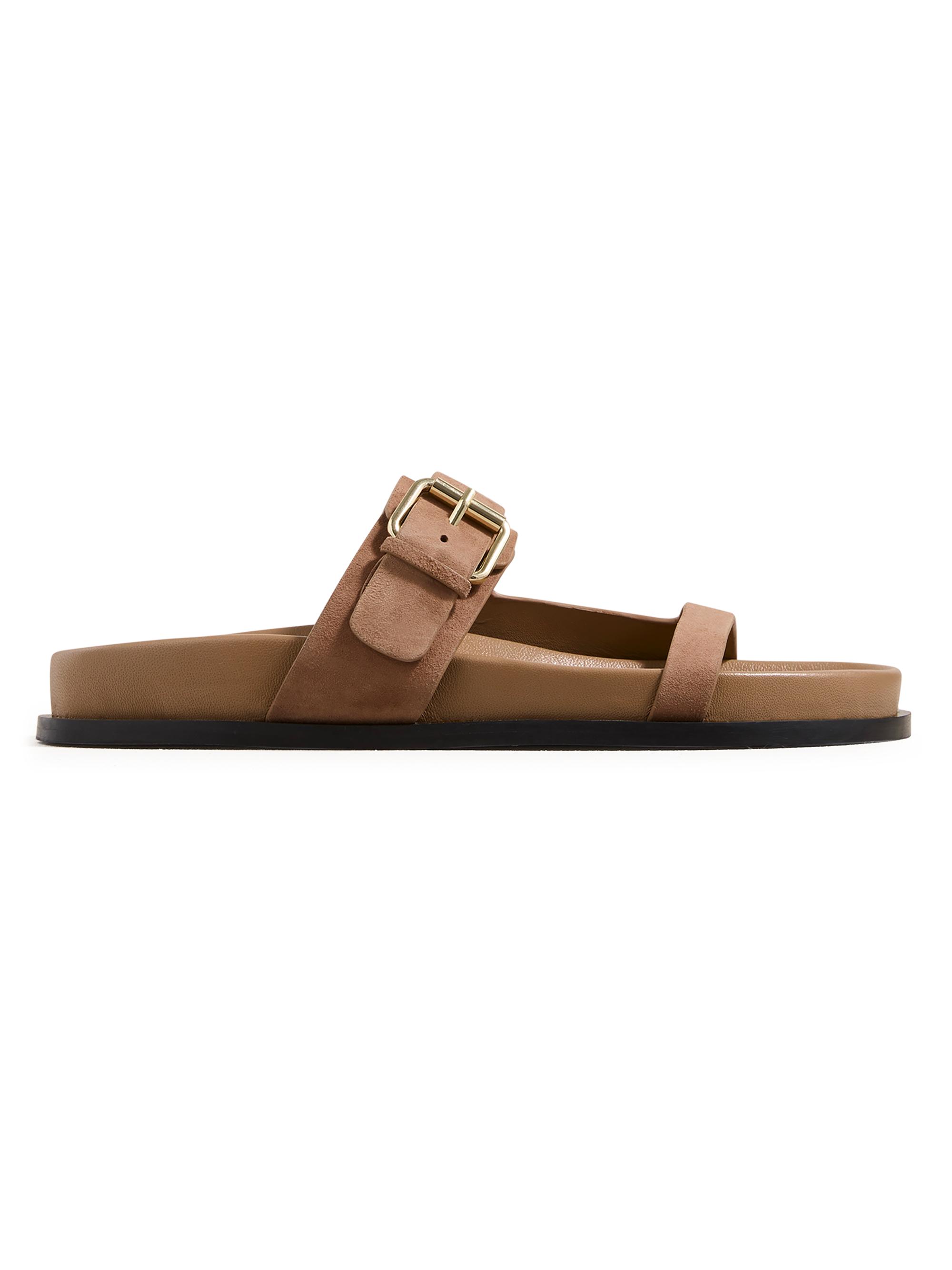 A.Emery Women's Prince Suede Sandals - Nutmeg