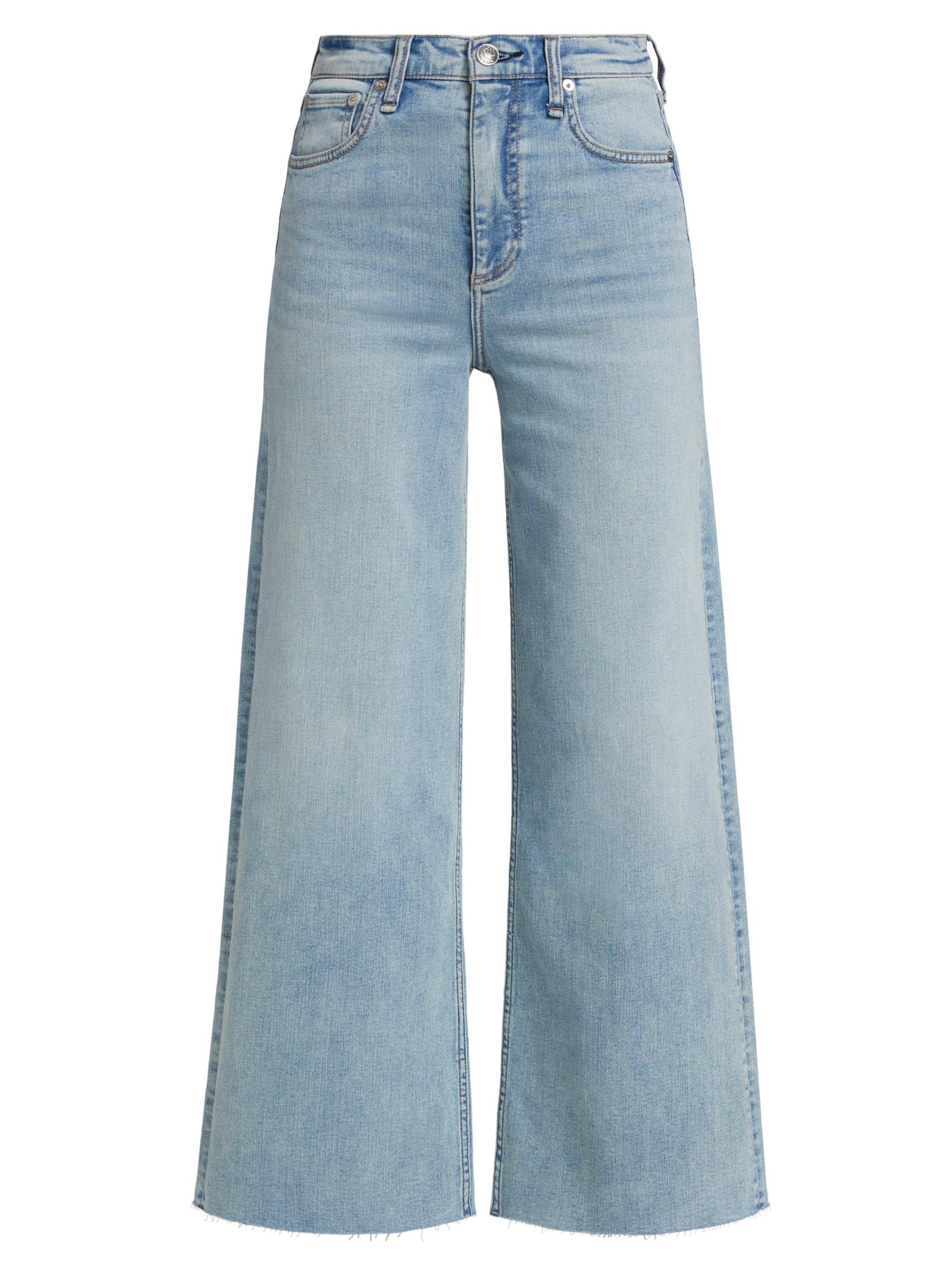 rag & bone Women's Flexi Sofie Wide-Leg Jeans - Lou