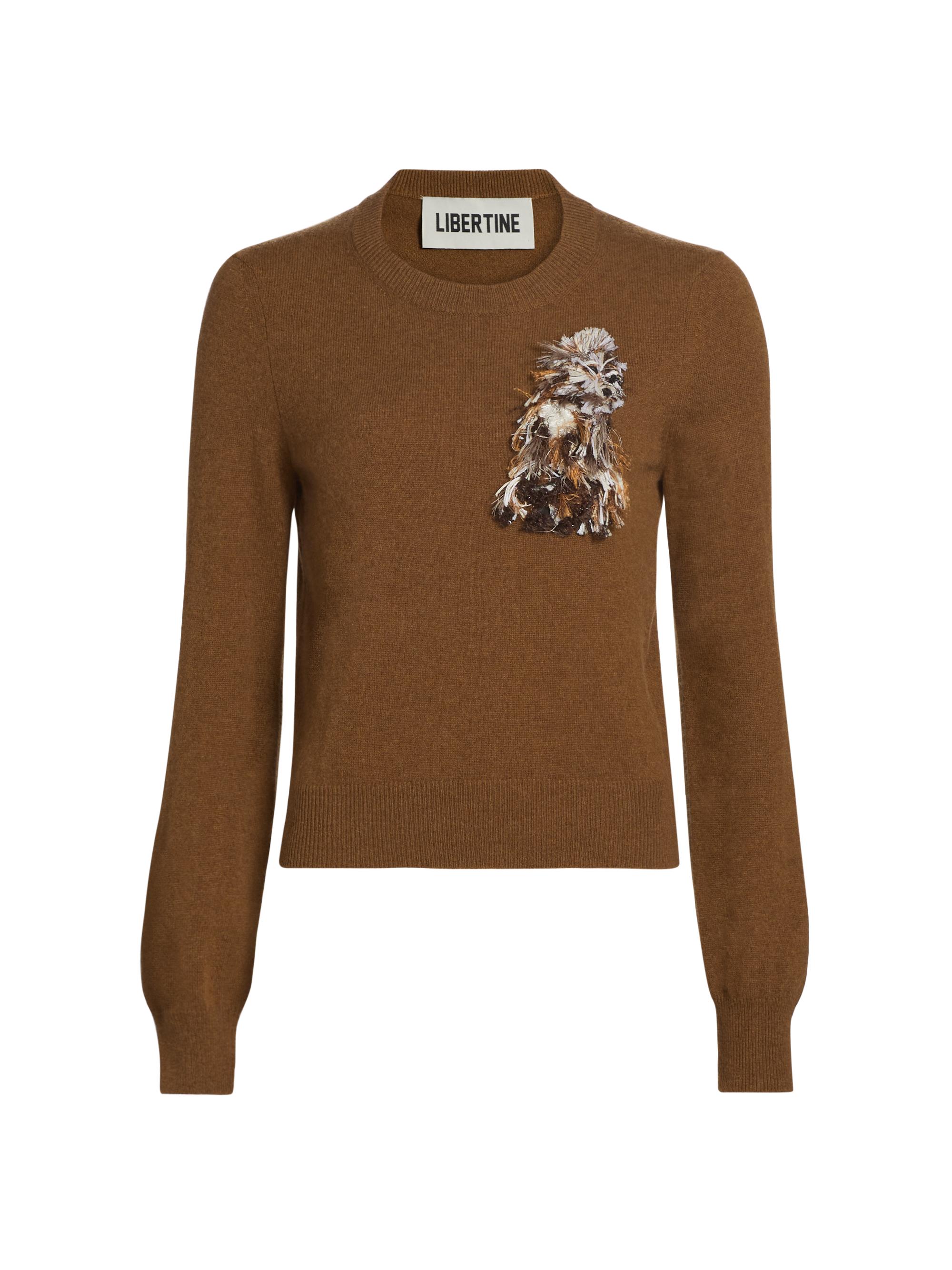 Libertine Women's Westminster Cashmere Shrunken Sweater - Chocolate