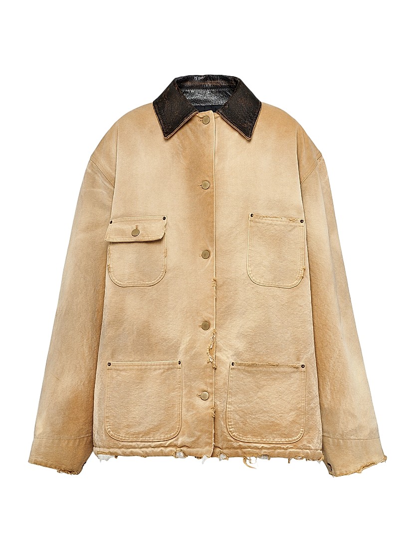 Shop Prada Canvas Jacket | Saks Fifth Avenue Shop Prada Canvas Jacket | Saks Fifth Avenue