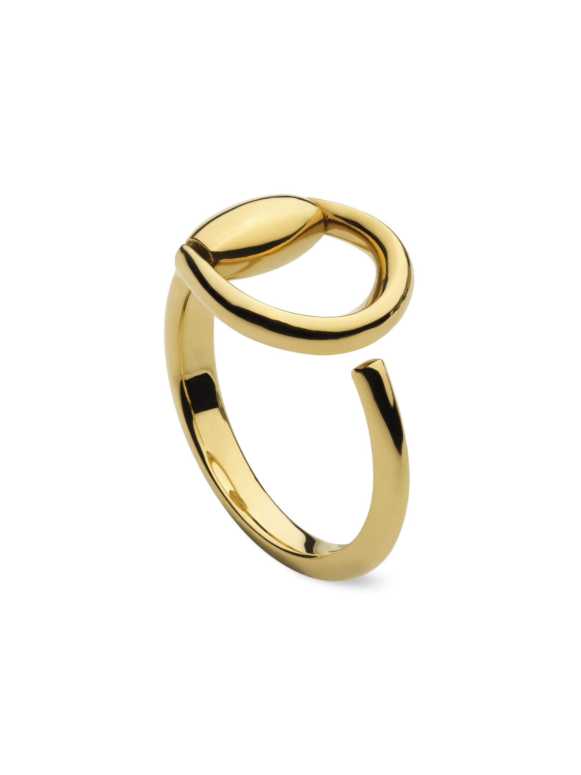 Gucci Women's Horsebit 18K Yellow Gold Ring - Yellow Gold