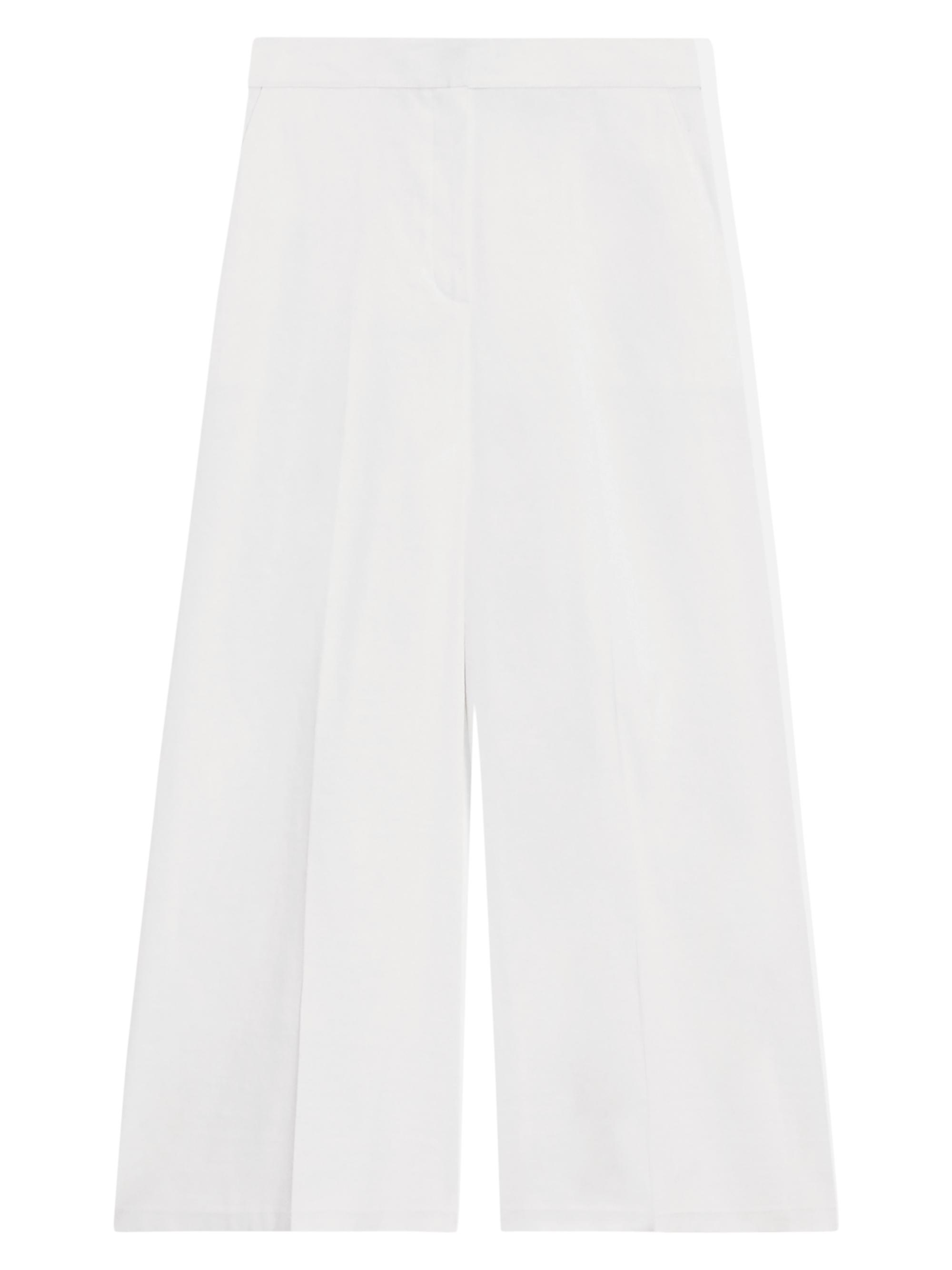 Theory Women's Wide Crop Pants - White