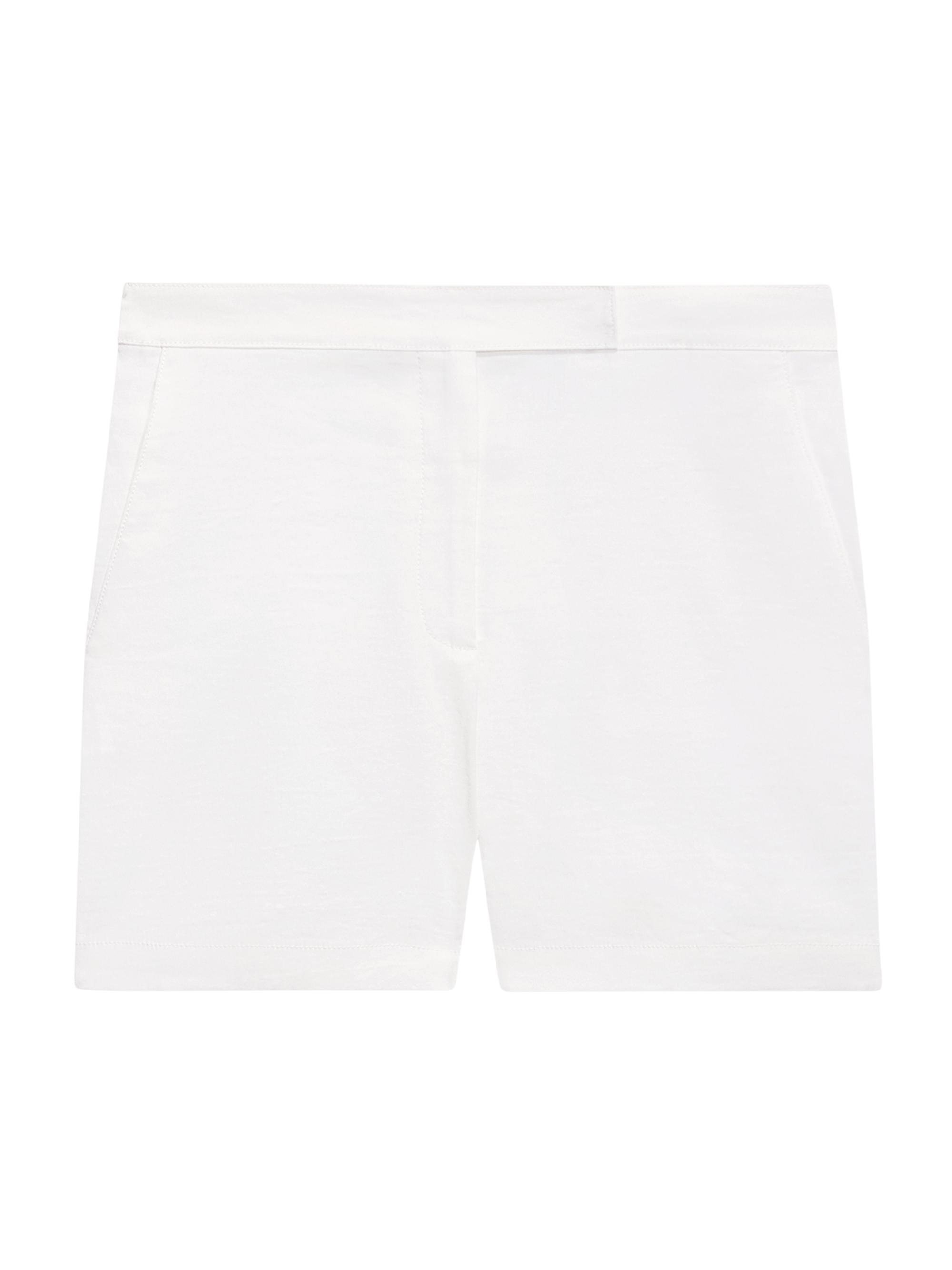 Theory Women's Waist-Tab Shorts - White