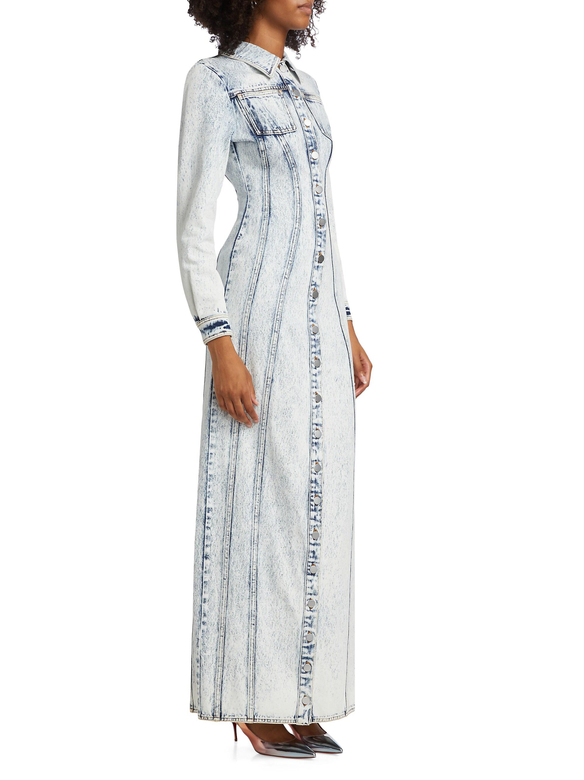 m*126【WIRROW】halfsleeveshirt dress LAST SIZE / 0 Us (34 Eu)/ Sale/ Midi Long Sleeve Shirt Dress