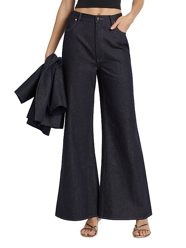 Shop Et Ochs Ezra Denim Wide-Leg Pants | Saks Fifth Avenue Shop Et Ochs Ezra Denim Wide-Leg Pants | Saks Fifth Avenue