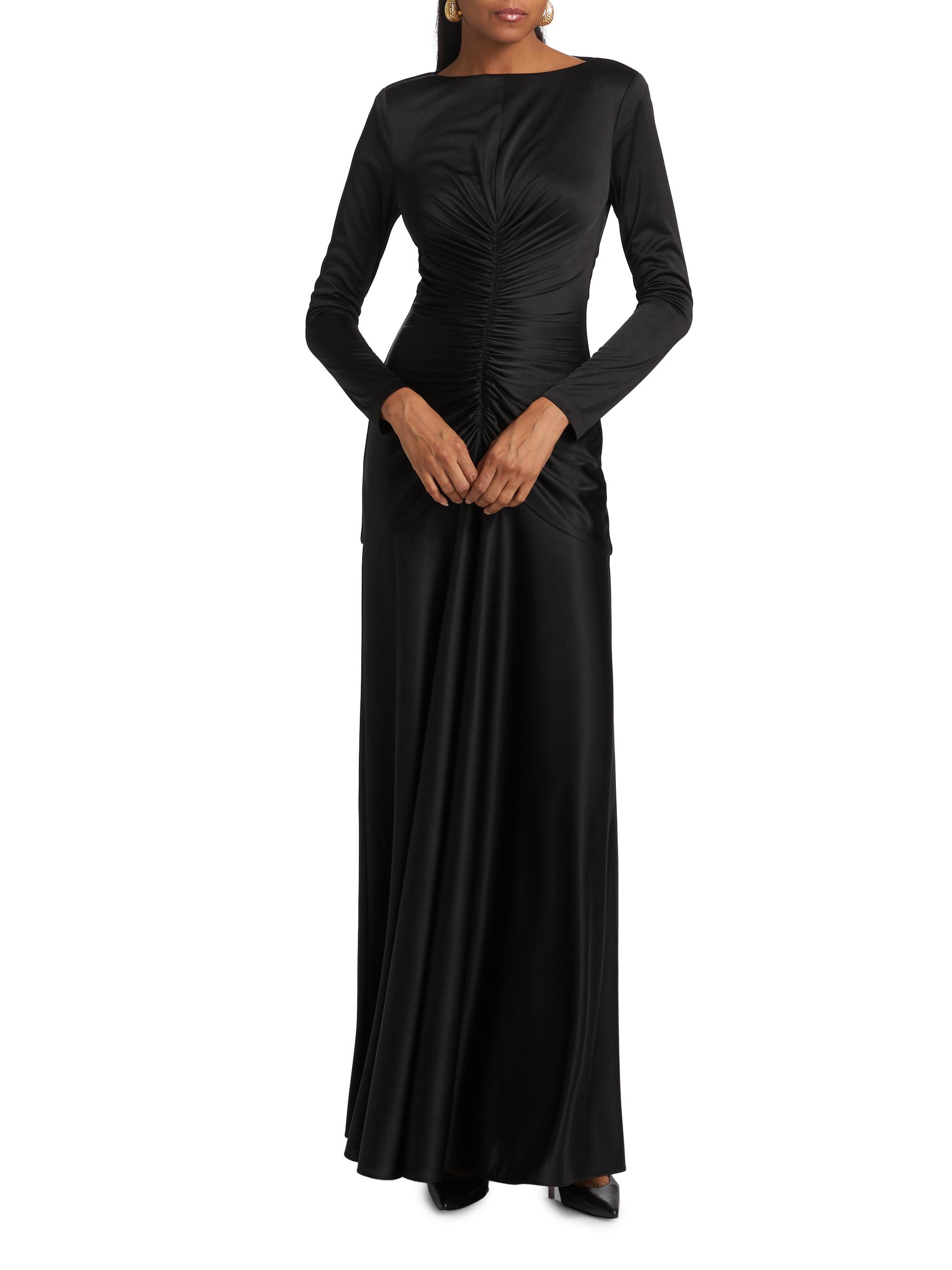 EXAMPLE/エグザンプル/OEHERAT SATIN SKA JKT Et Ochs Thea Satin Ruched Gown | Saks Fifth Avenue