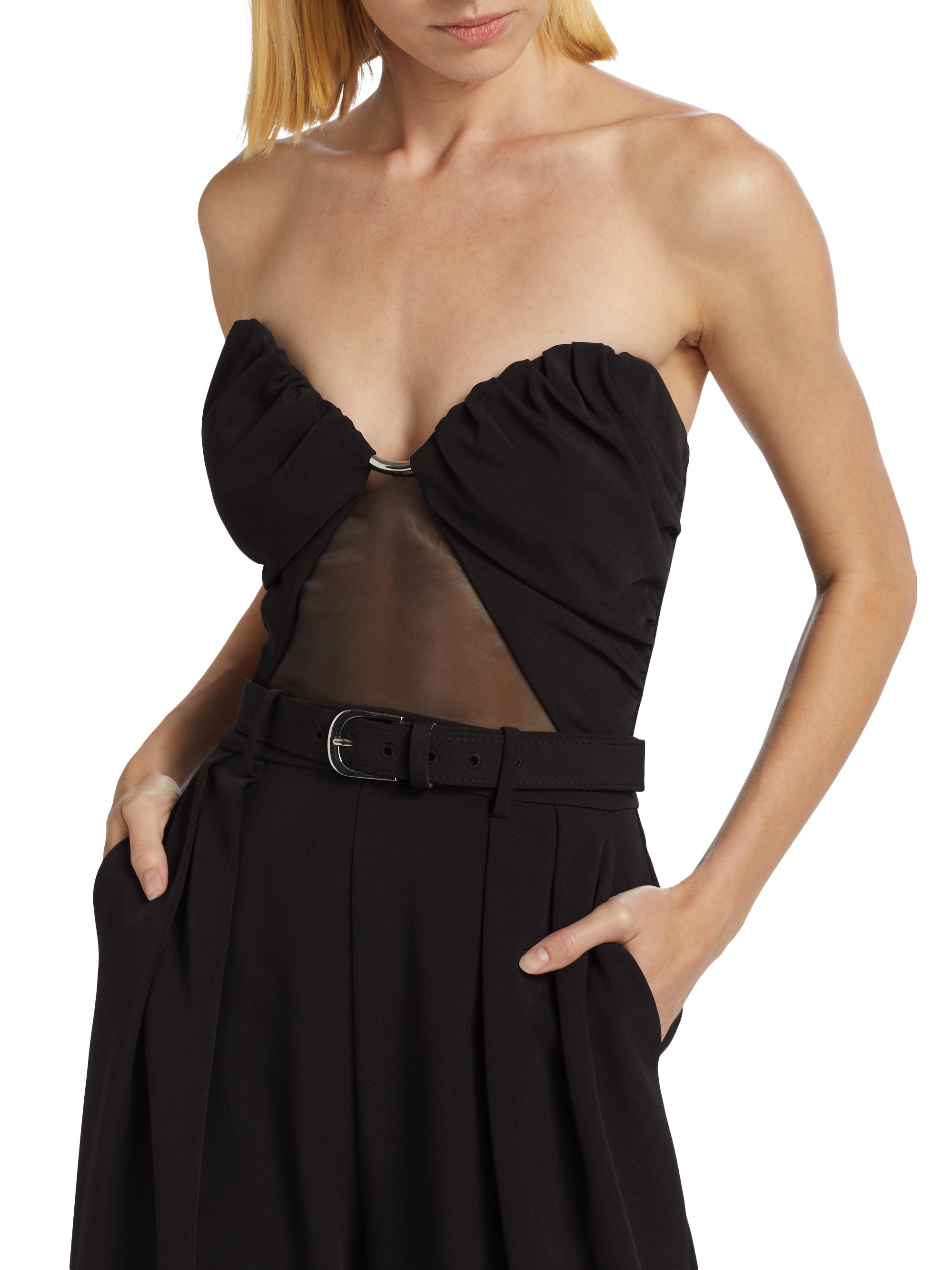 Et Ochs Ophelia Pleated Wide-Leg Jumpsuit | Saks Fifth Avenue