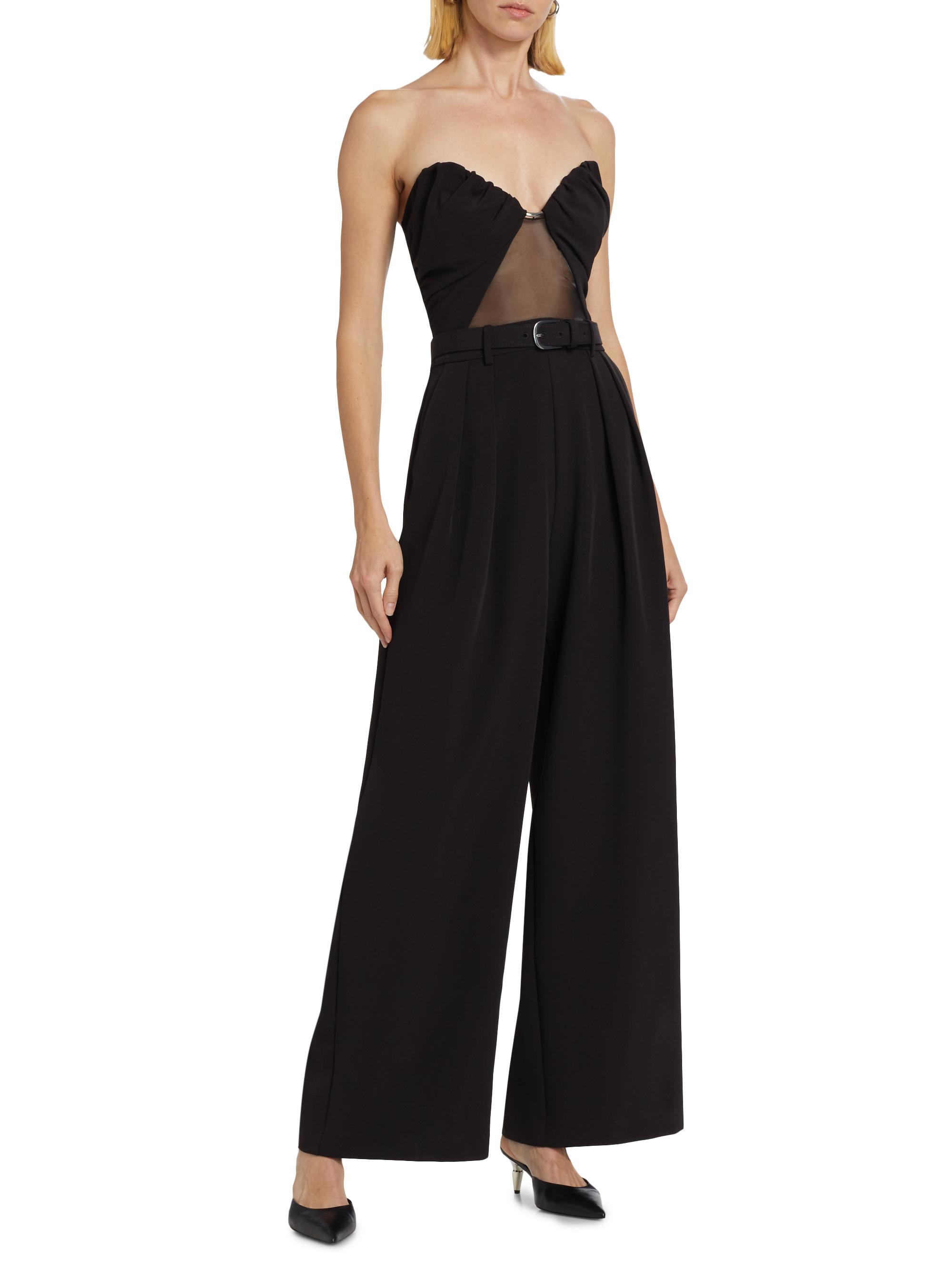 Et Ochs Ophelia Pleated Wide-Leg Jumpsuit | Saks Fifth Avenue