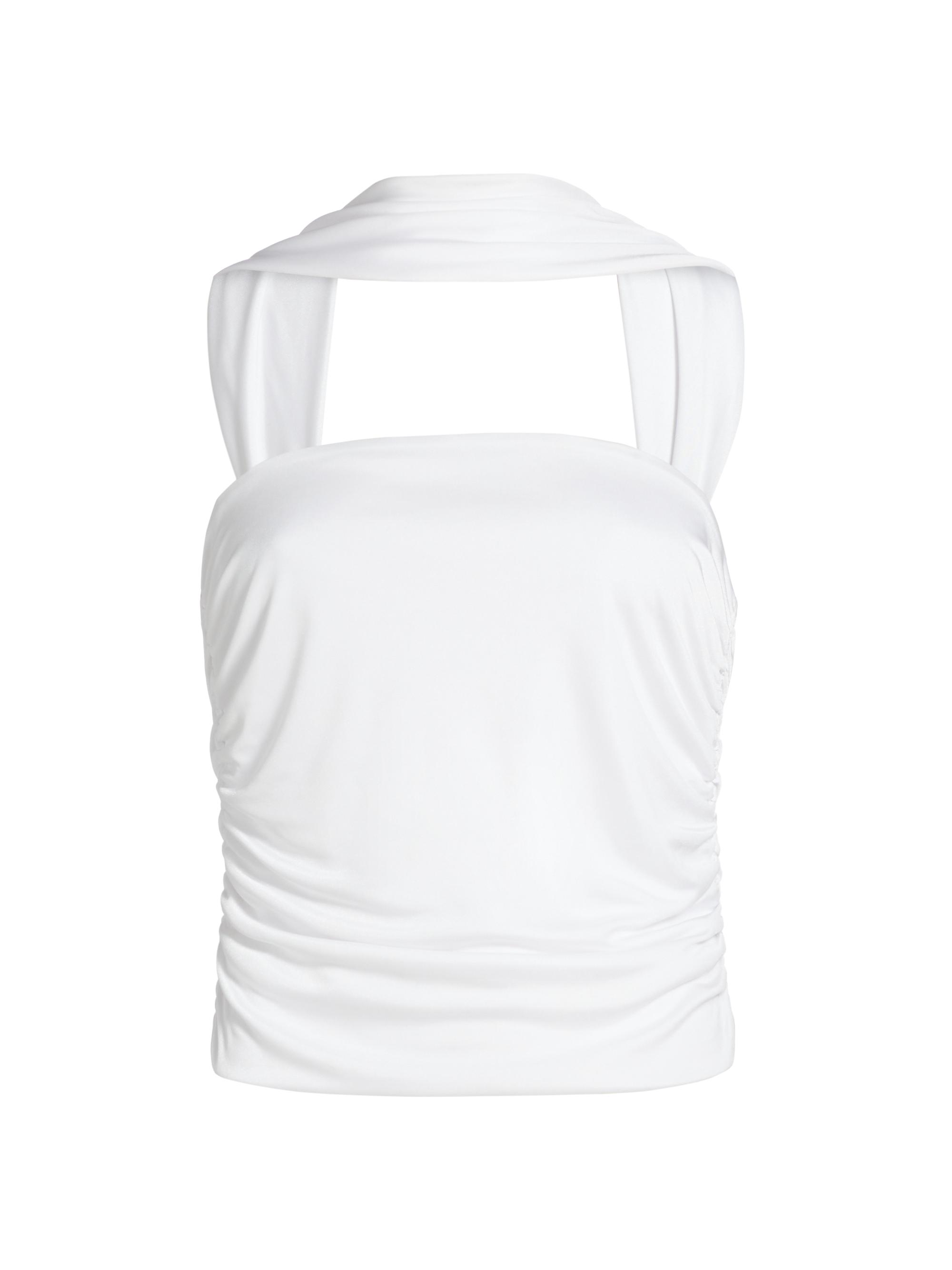 Et Ochs Women's Joss Ruched Top - Optic White