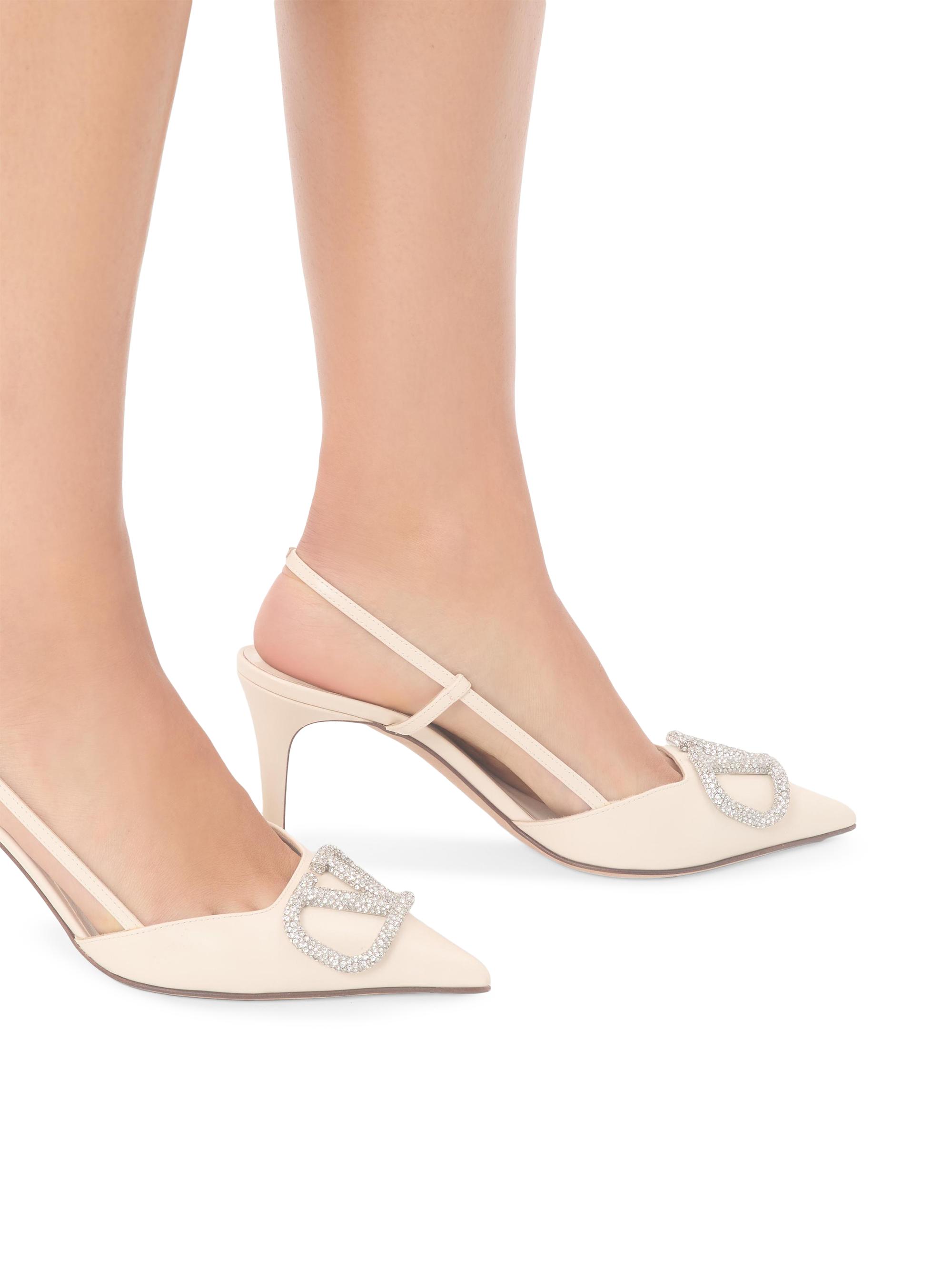 Valentino Garavani VLogo Signature Slingback Pumps 80MM | Saks