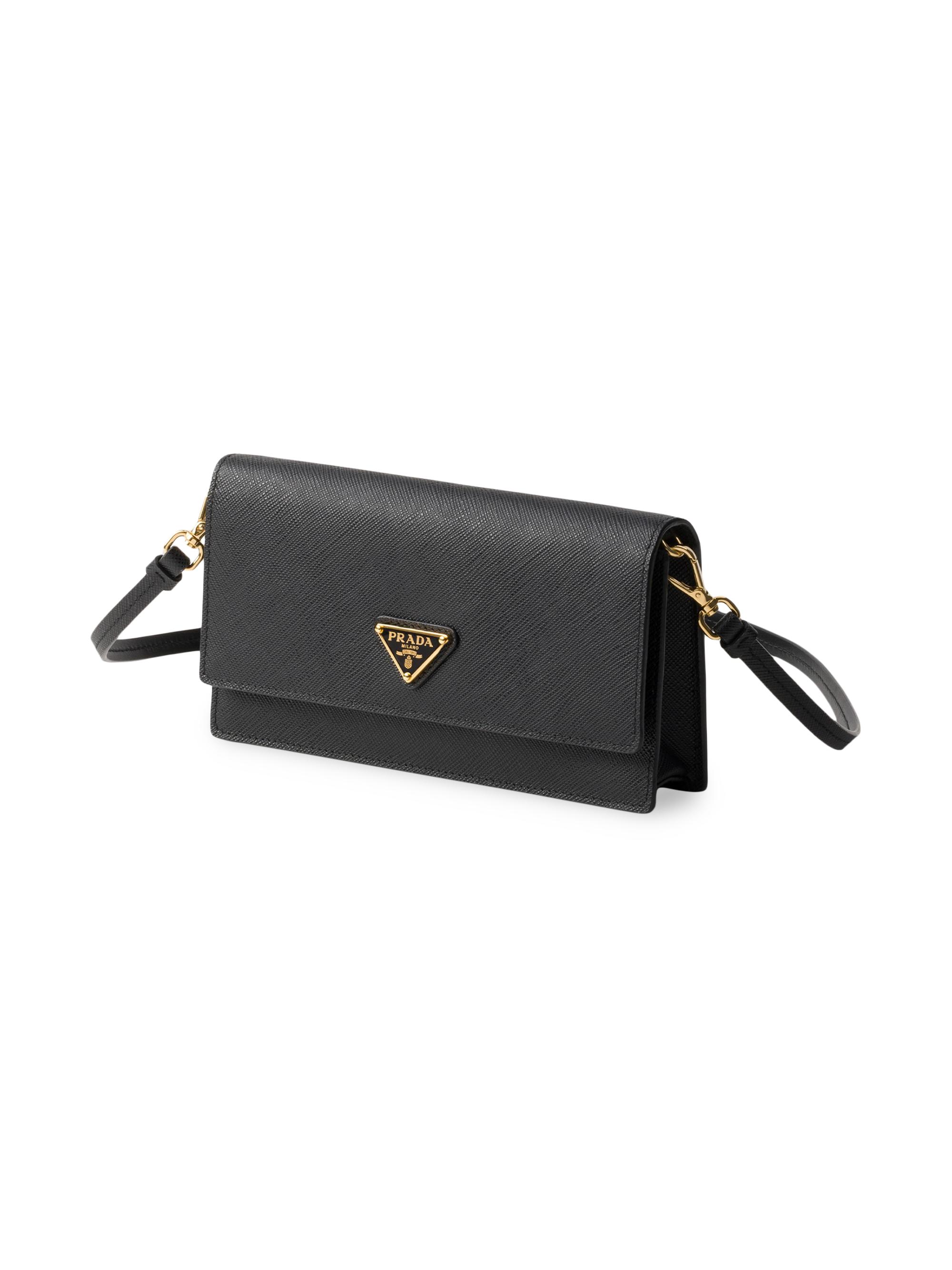 ショルダーバッグ PRADA Saffiano leather mini pouch Prada Saffiano Leather Mini Pouch | Saks Fifth Avenue