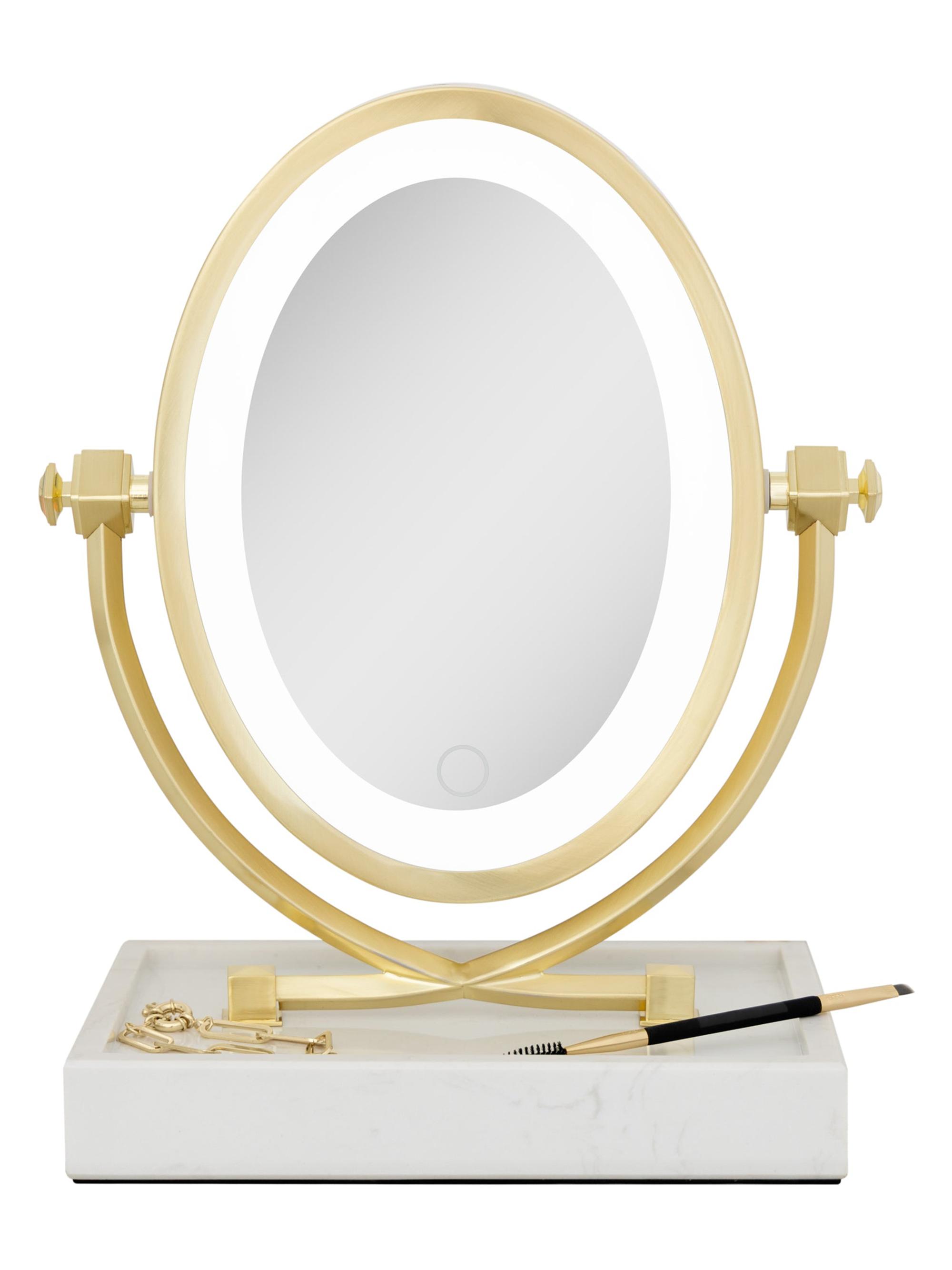 Zadro Glamor LED Vanity Mirror - Satin Brass