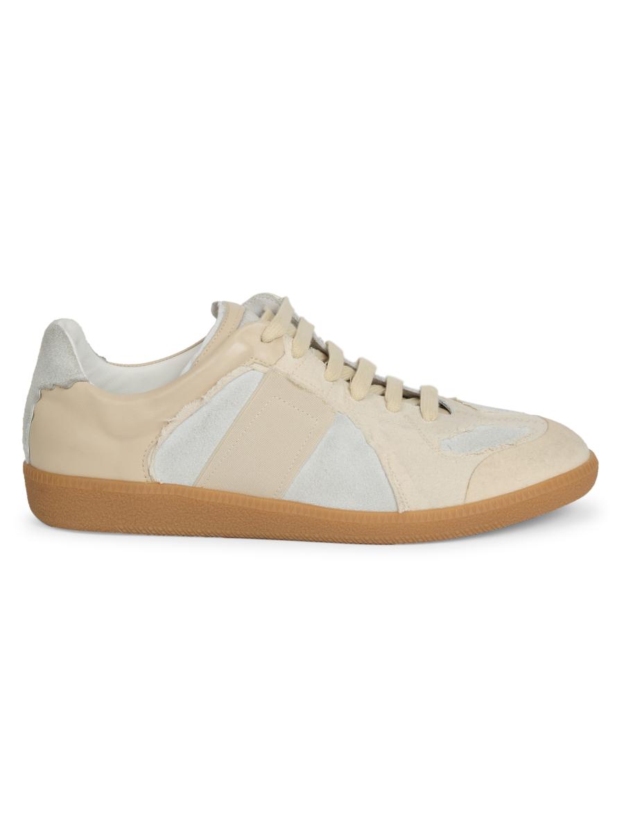 Maison Margiela Replica Inside-Out Leather Sneakers | Saks