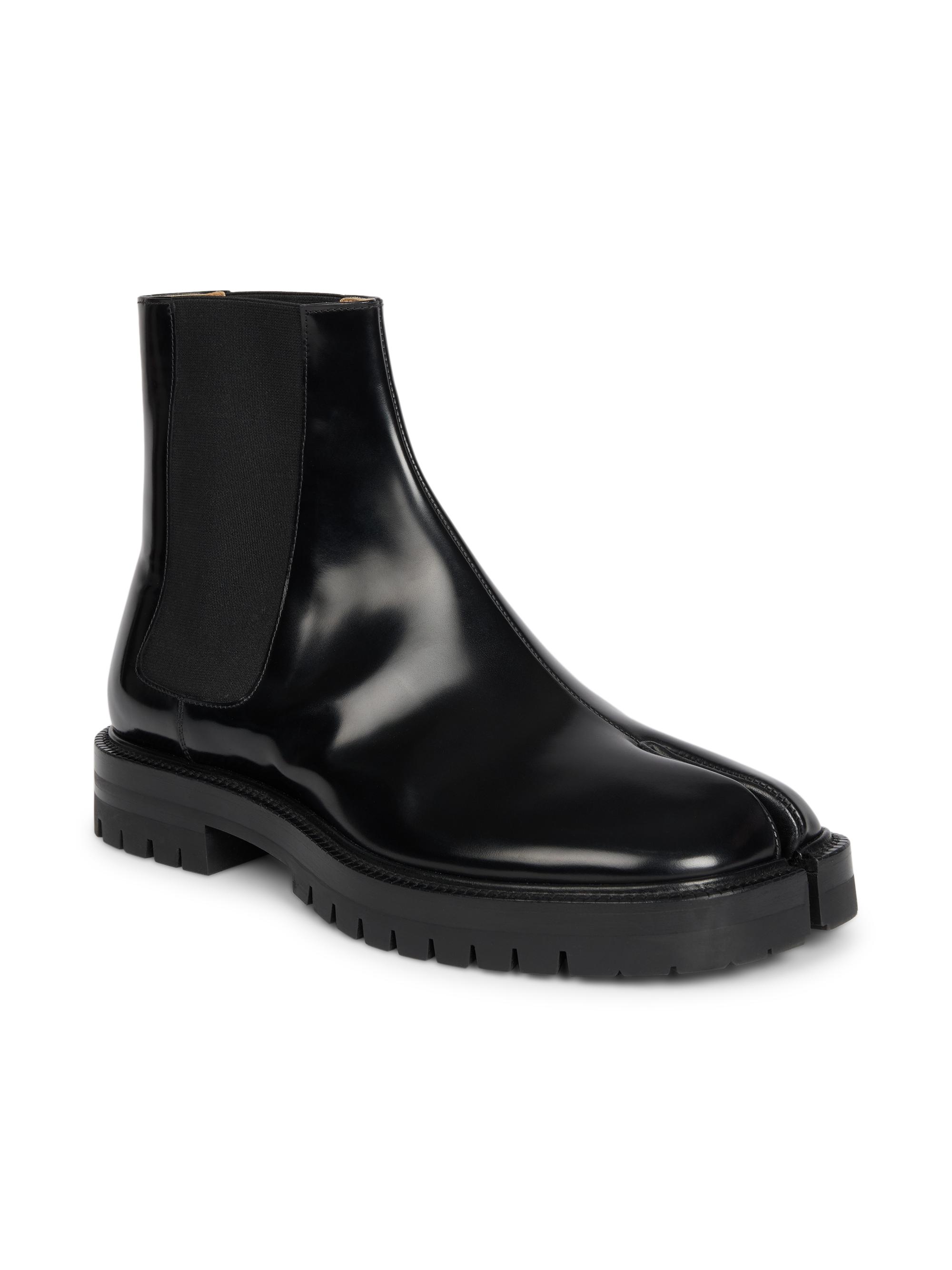 Maison Margiela Tabi Leather Ankle Boots | Saks Fifth Avenue