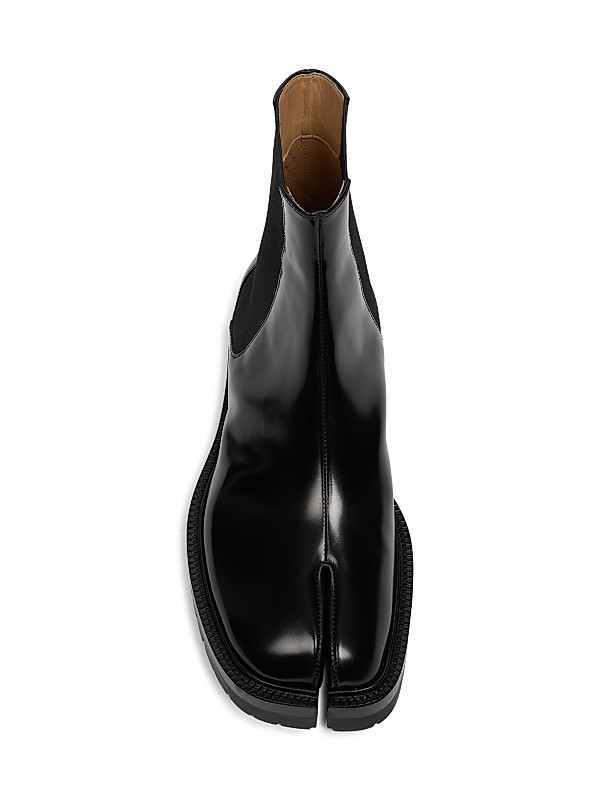 Shop Maison Margiela Tabi Leather Ankle Boots | Saks Fifth Shop Maison Margiela Tabi Leather Ankle Boots | Saks Fifth