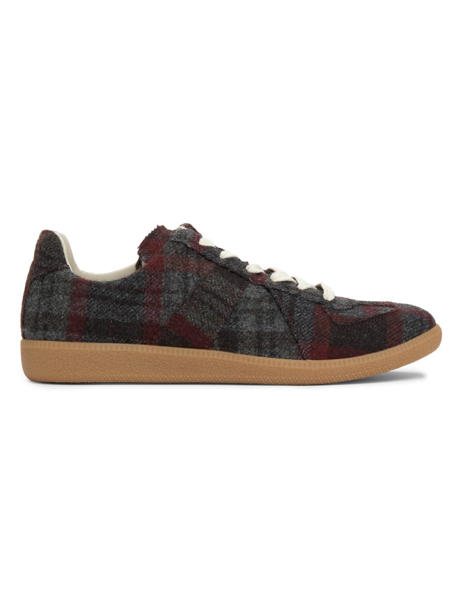 関税送料込*MAISON MARGIELA*Recicla Replicaチェックスニーカー 関税込み【Maison Margiela】Recicla Replica checked sneakers