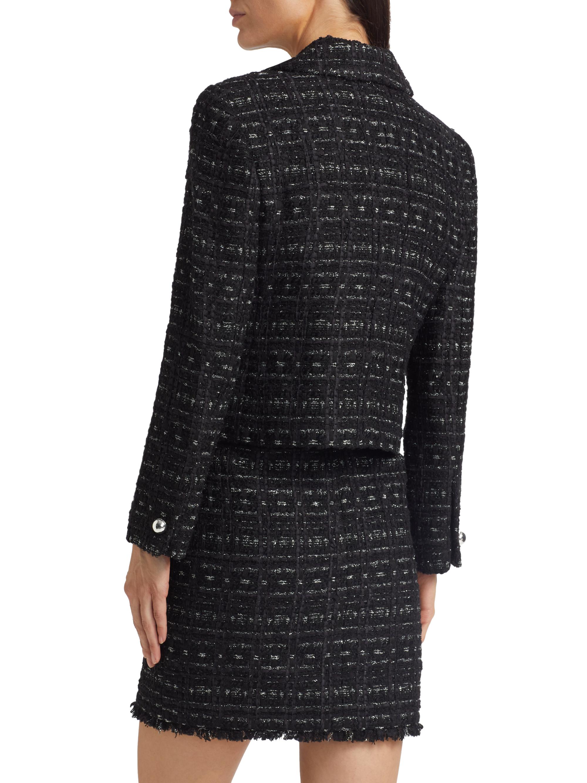 kate spade new york Mainline Galaxy Tweed Moto Jacket | Saks Fifth