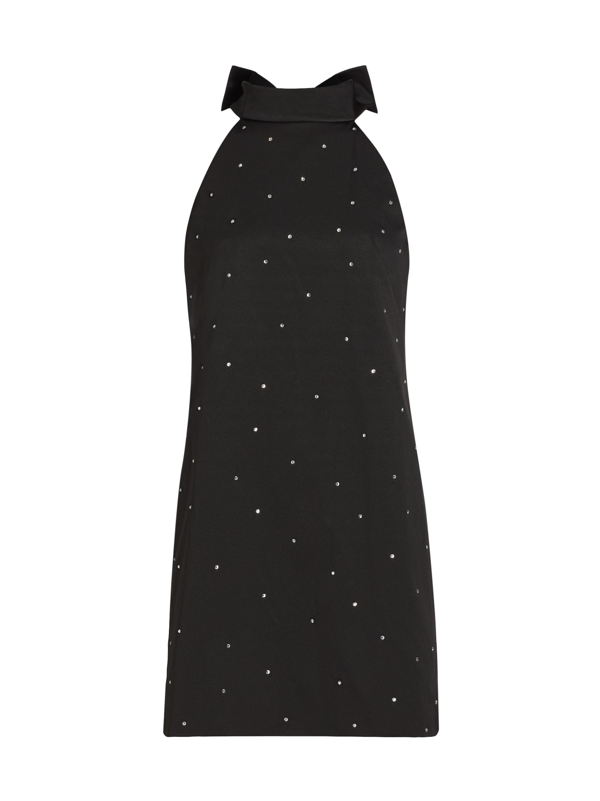 kate spade new york Mainline Mia Rhinestone Halter Minidress | Saks Fifth  Avenue