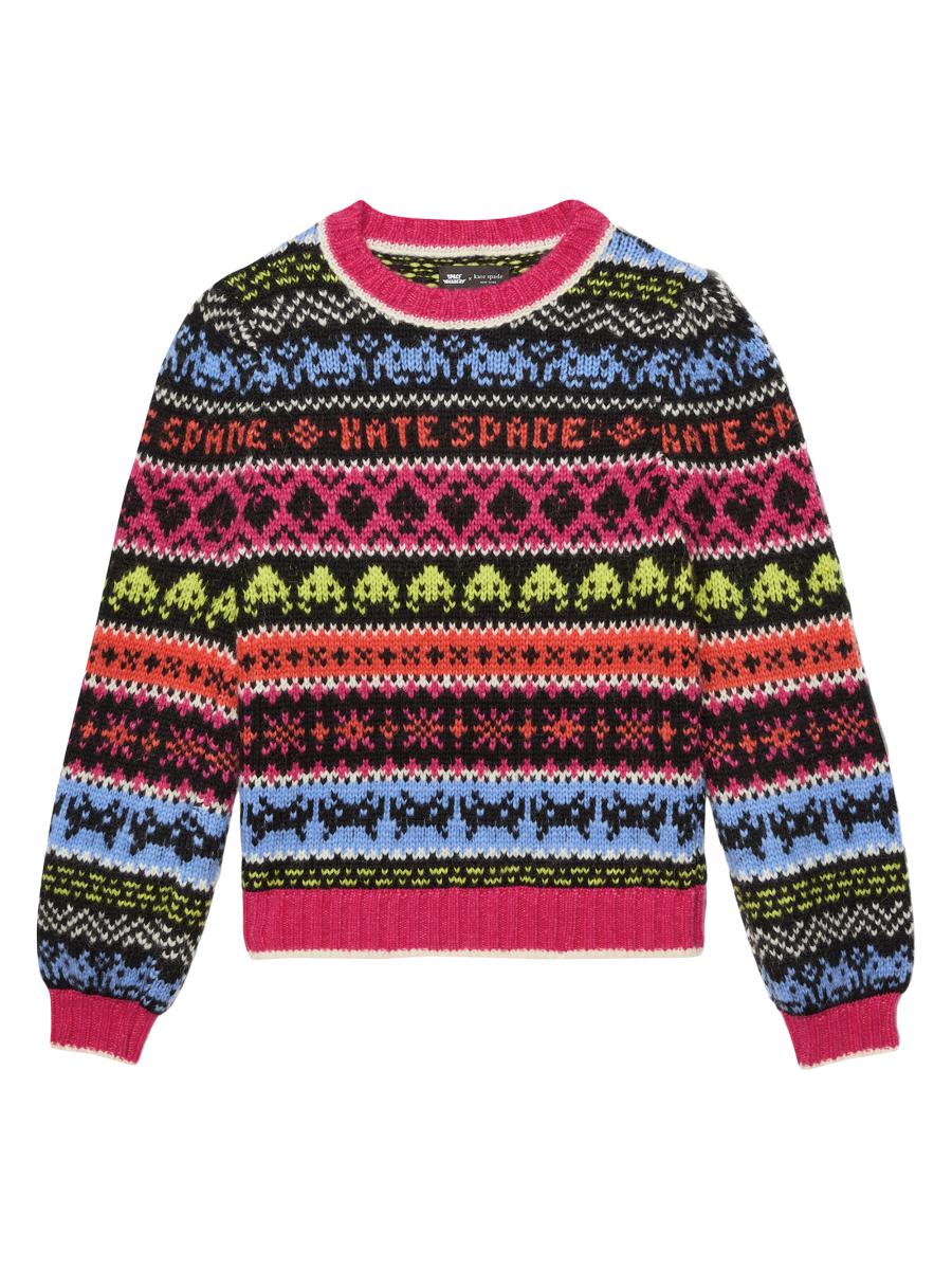 Hoot Embellished Owl Sweater | Kate Spade Outlet