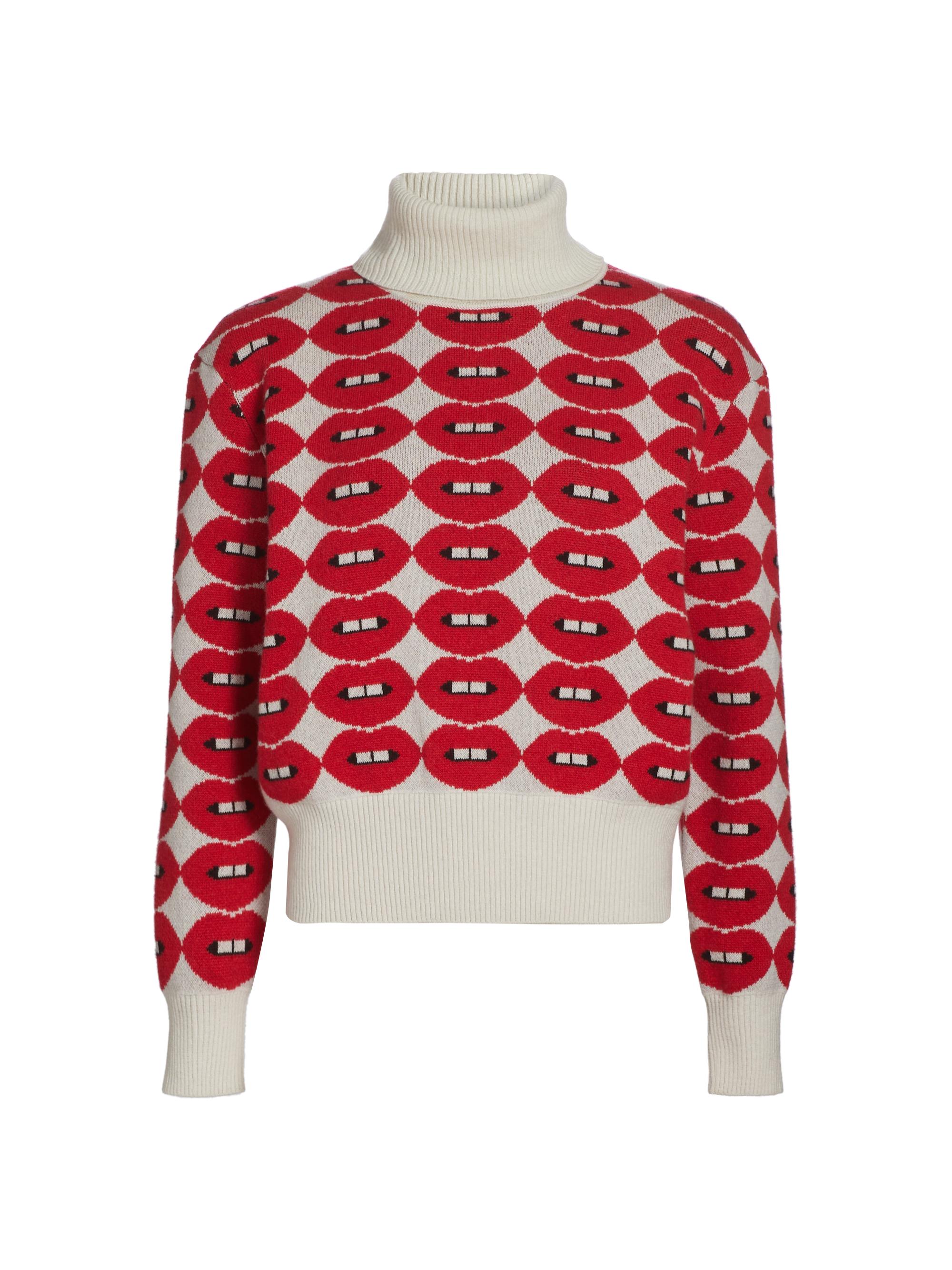 Libertine Women's French Kissing In The USA Crop Turtleneck