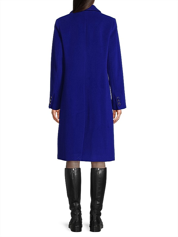 Shop Milly Wool-Blend Single-Breasted Coat | Saks Fifth Avenue Shop Milly Wool-Blend Single-Breasted Coat | Saks Fifth Avenue
