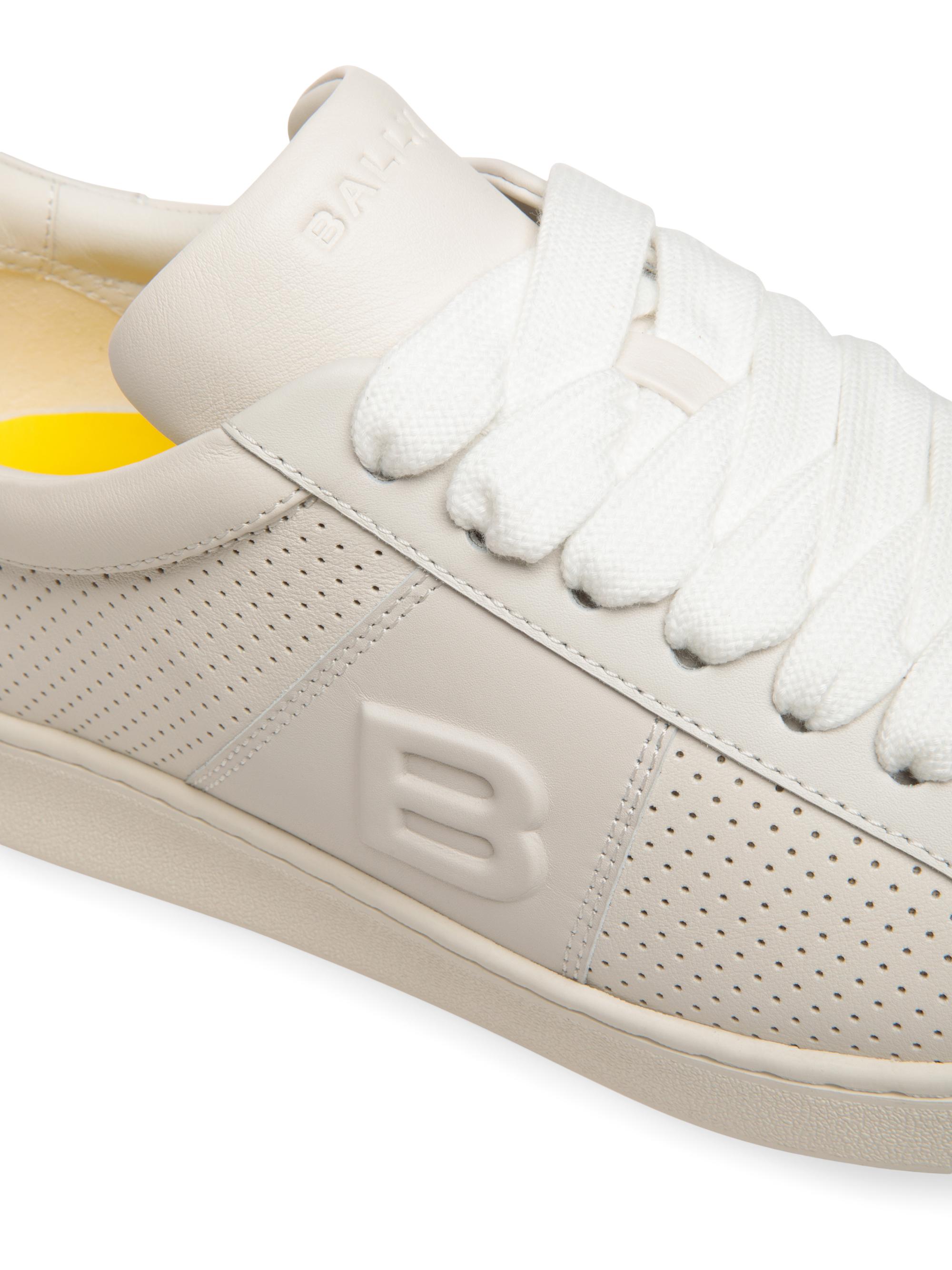 【24AW NEW】BALLY /Adrien Brody Travel Collection スニーカー Bally Bally x Adrien Brody Trevys Perforated Leather