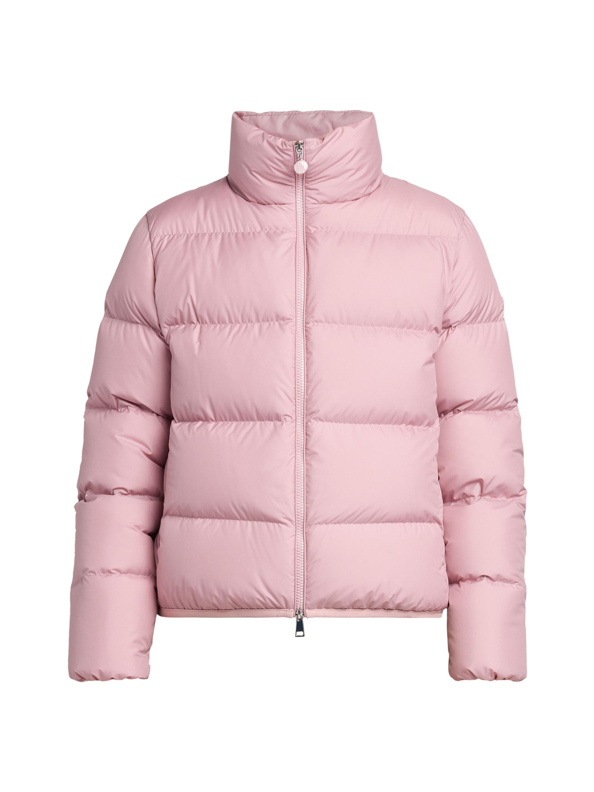 Moncler Women's Abbadia Matte Nylon Down Jacket - Light Pink