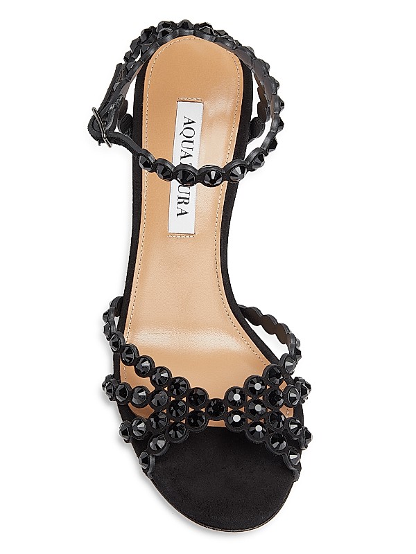 Shop Aquazzura Tequila 85MM Suede Sandals | Saks Fifth Avenue Shop Aquazzura Tequila 85MM Suede Sandals | Saks Fifth Avenue