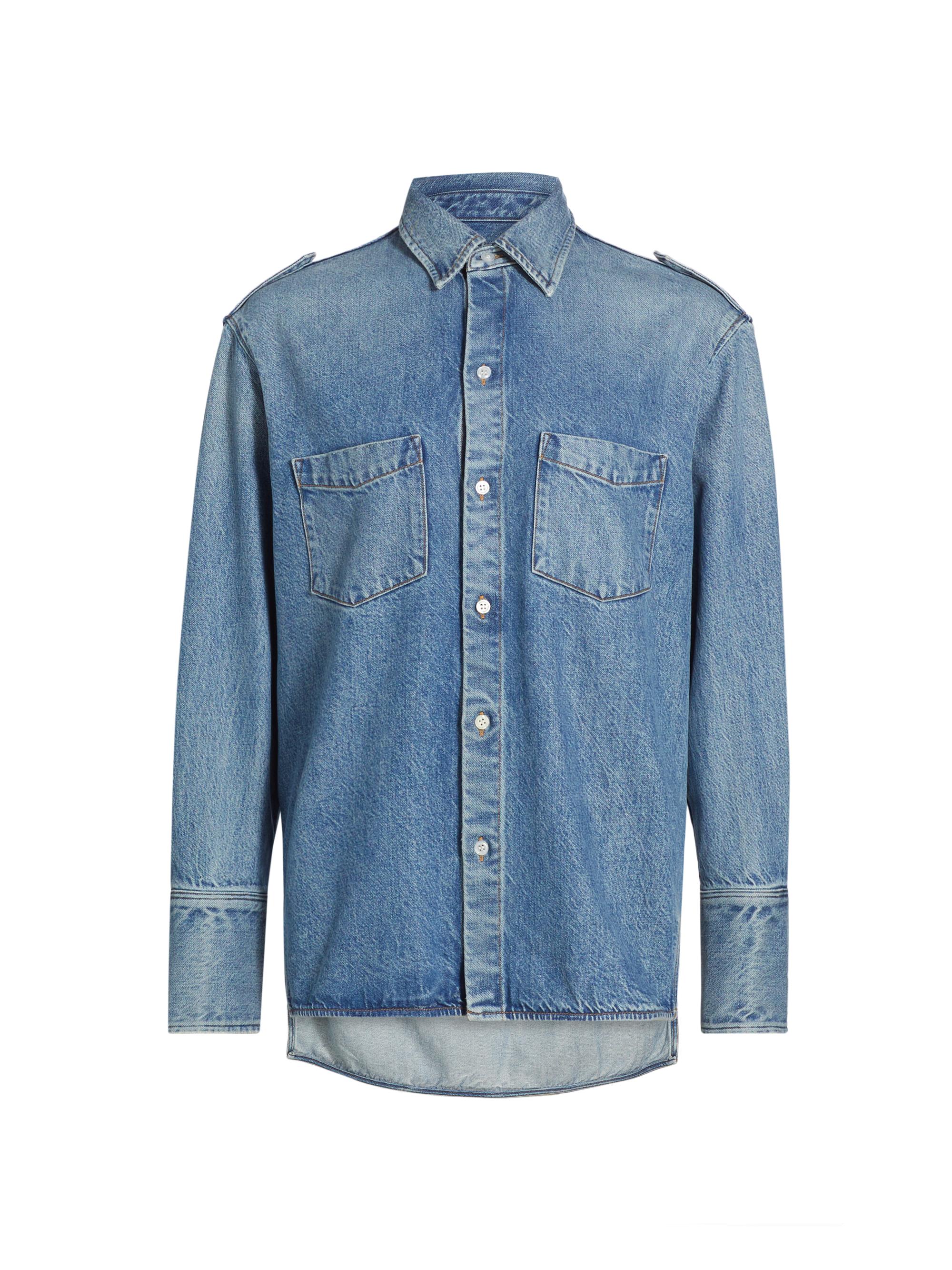 Citizens of Humanity Women's Ari Denim Relaxed-Fit Shirt - Dweller Medium Indigo