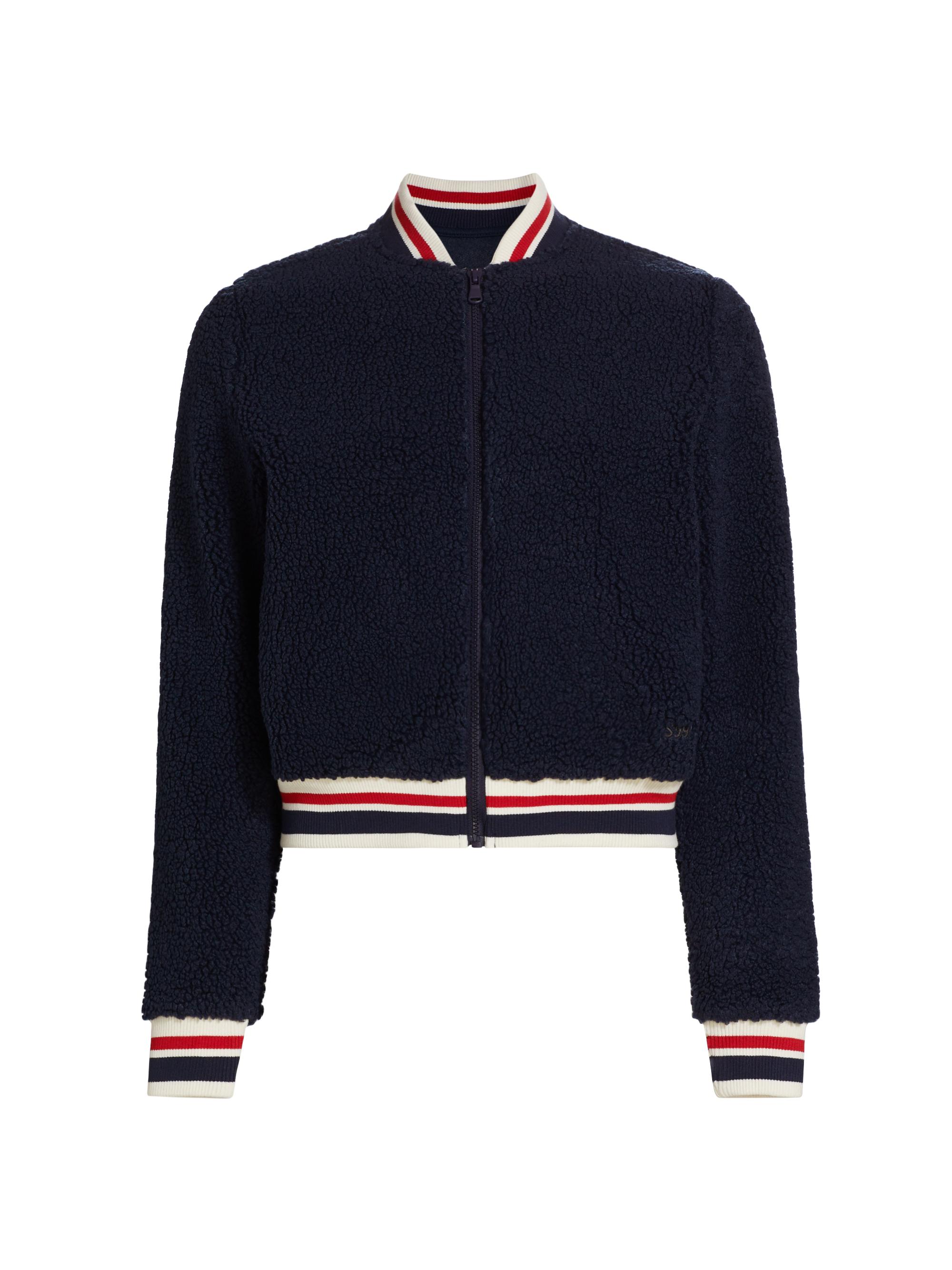 Splits59 Women's Willa Sherpa Bomber Jacket - Indigo