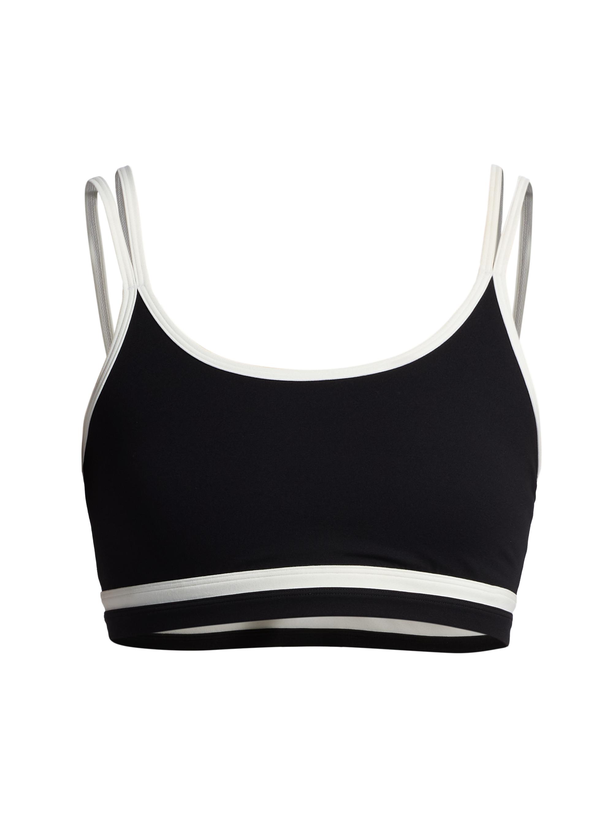 Splits59 Women's Eva Rigor Double Strap Bra - Black White
