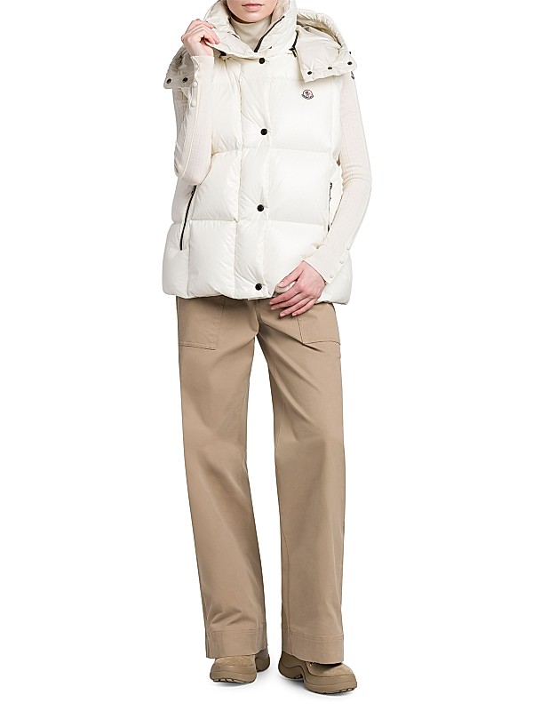 Shop Moncler Luzule Down Vest with Detachable Hood | Saks Shop Moncler Luzule Down Vest with Detachable Hood | Saks