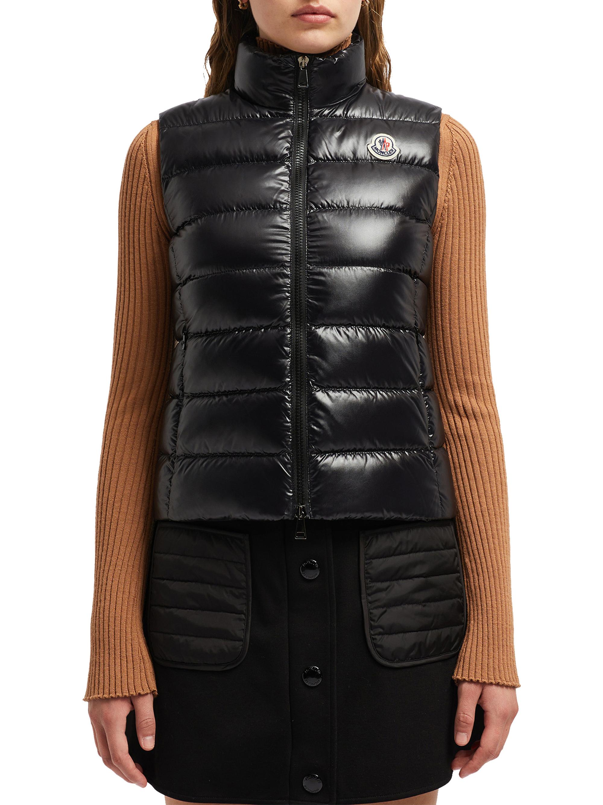 Moncler Ghany Zip Up Down Vest | Saks Fifth Avenue