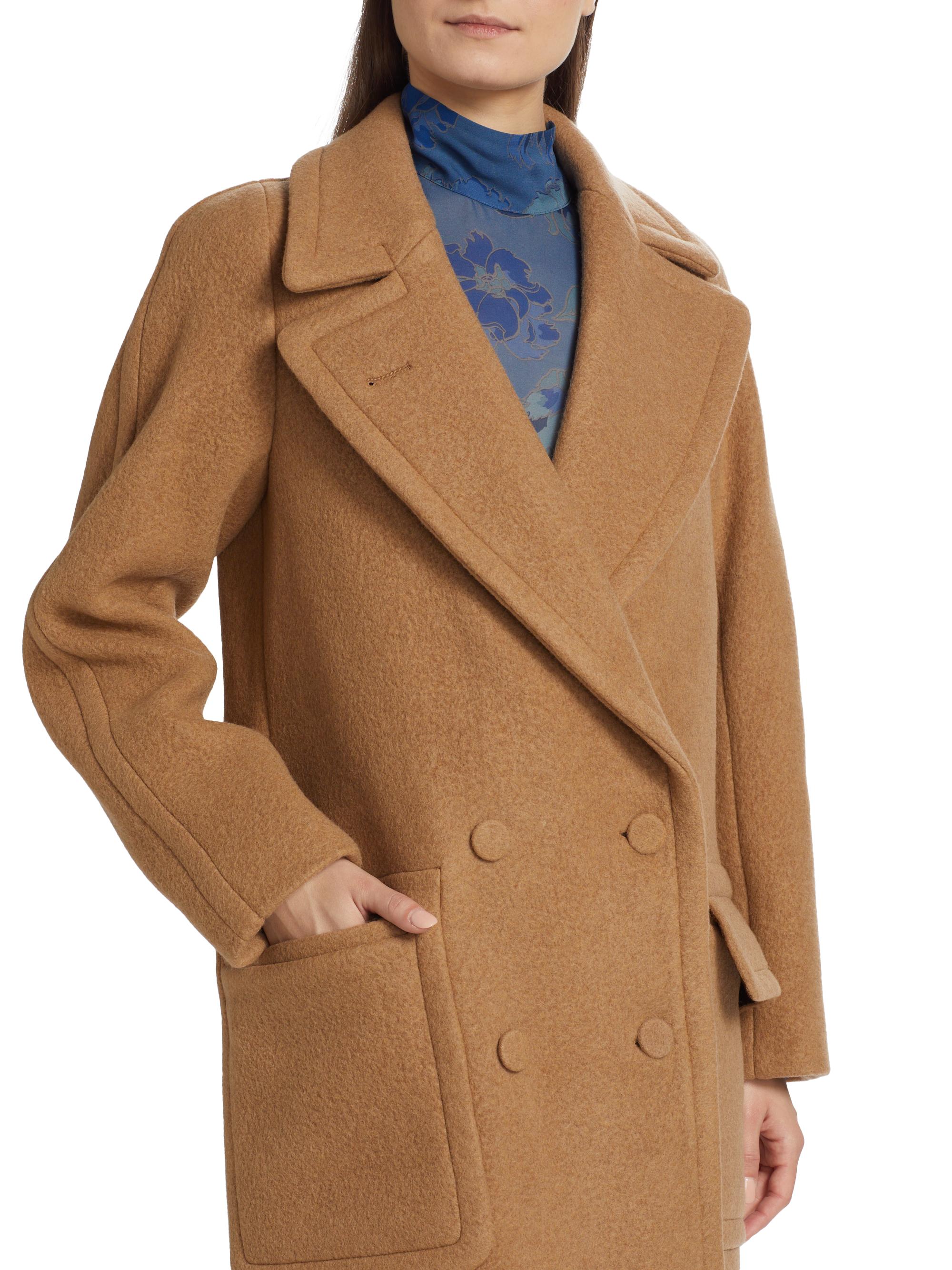 Dries Van Noten Randia Double-Breasted Wool Coat | Saks Fifth Avenue