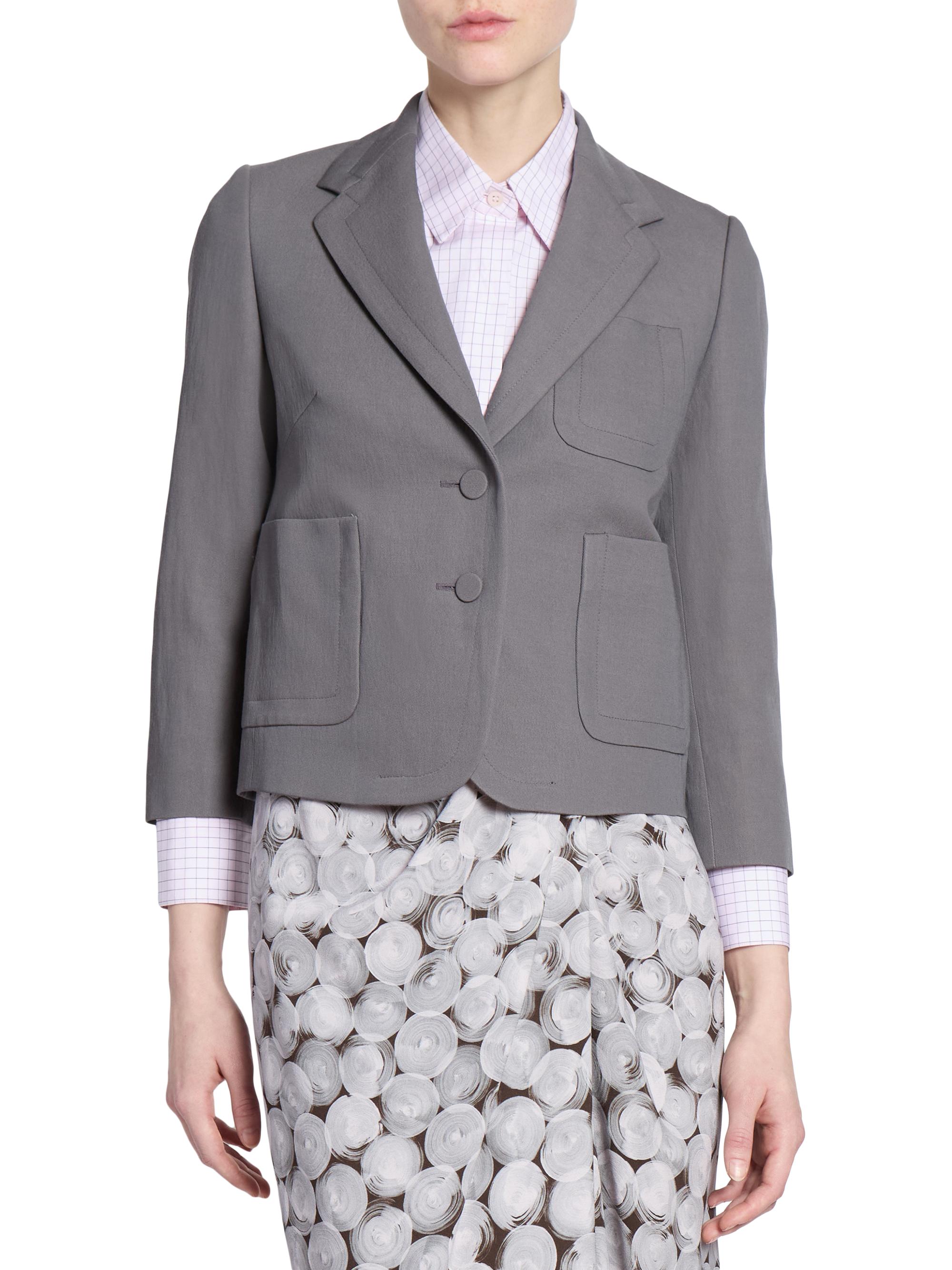 Shop Dries Van Noten Bamis Wool-Blend Tailored Jacket | Saks Fifth 