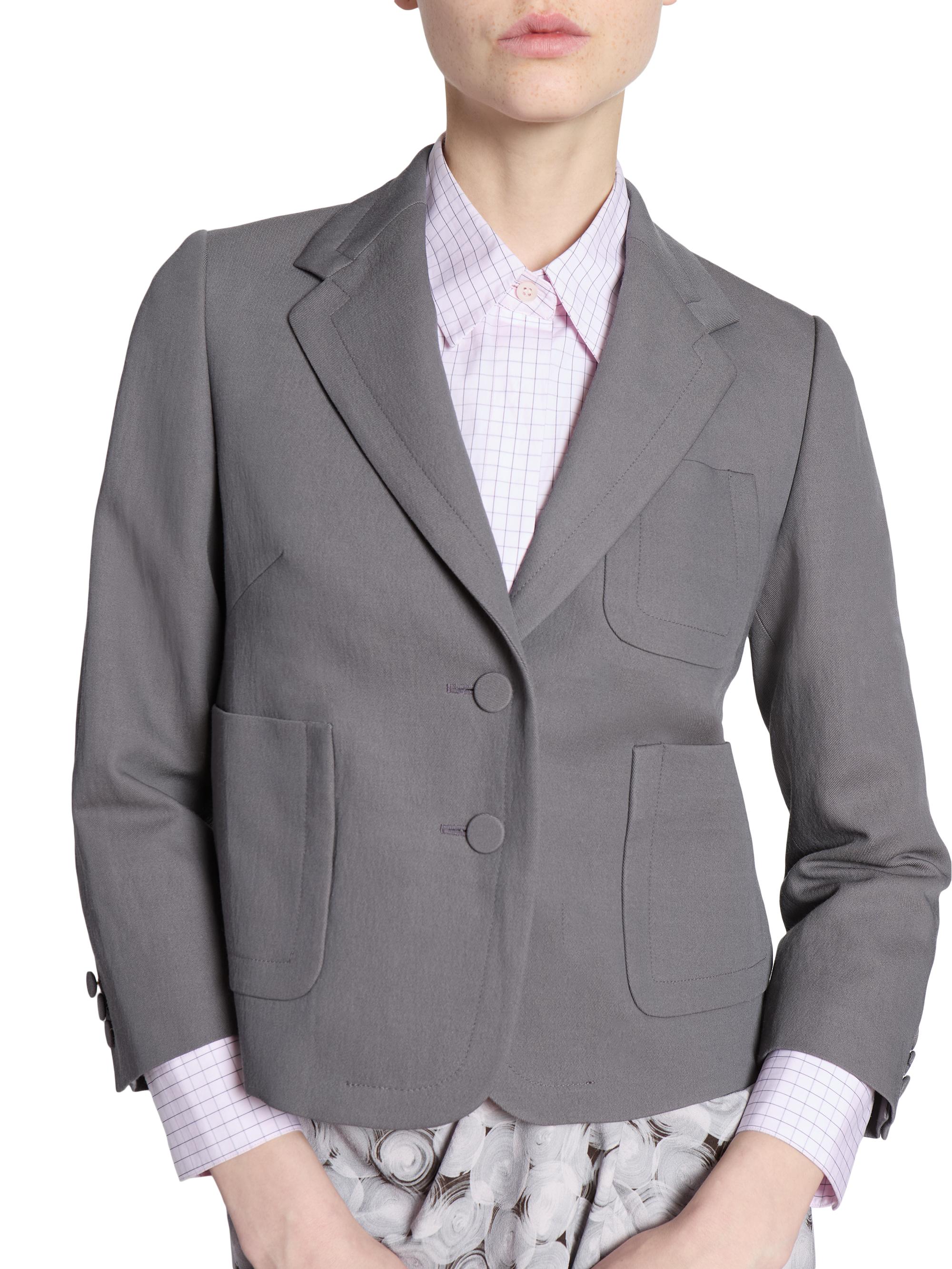 Shop Dries Van Noten Bamis Wool-Blend Tailored Jacket | Saks Fifth 