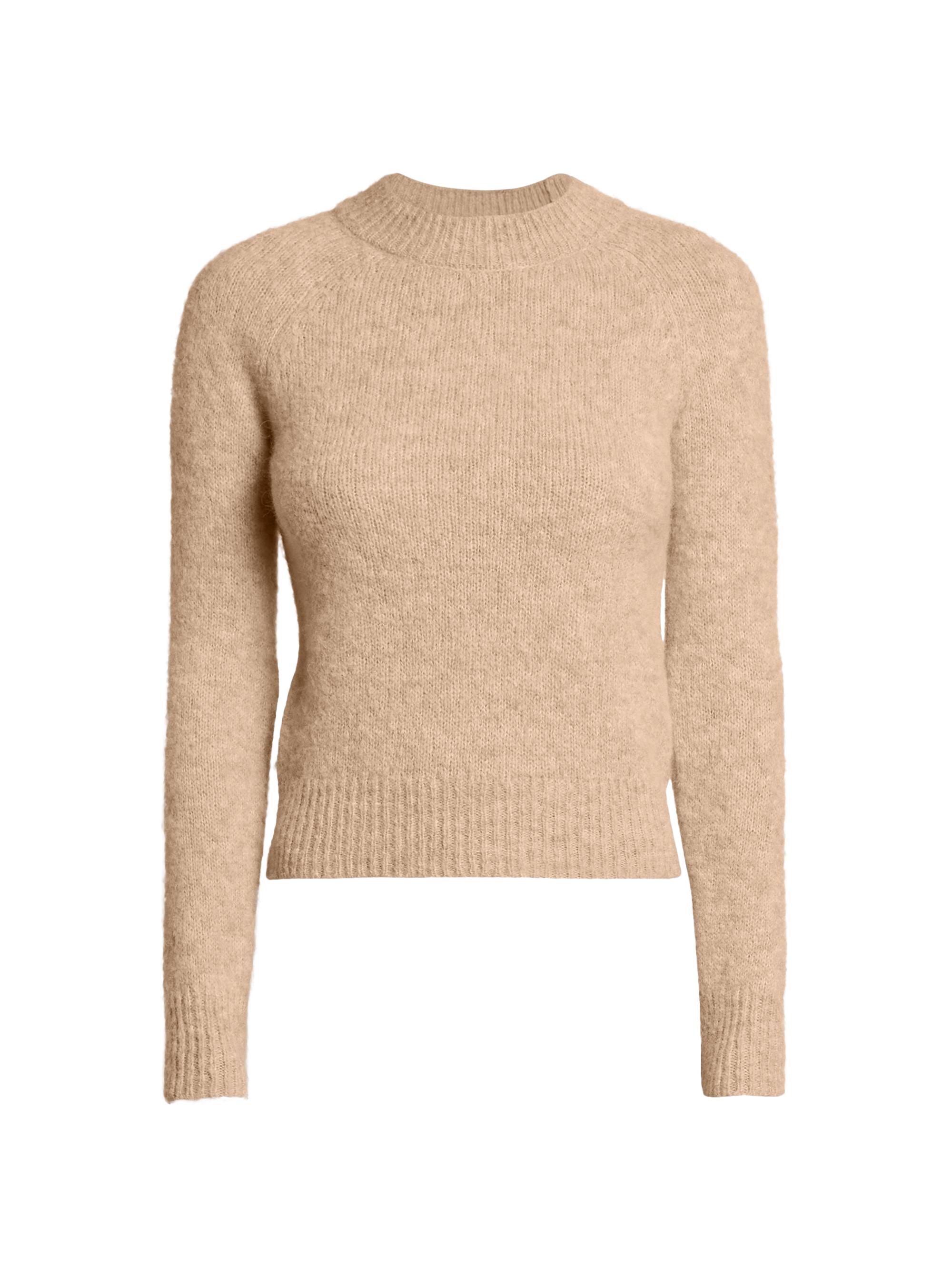 Dries Van Noten Women's Texas Fitted Crewneck Sweater - Light Blue