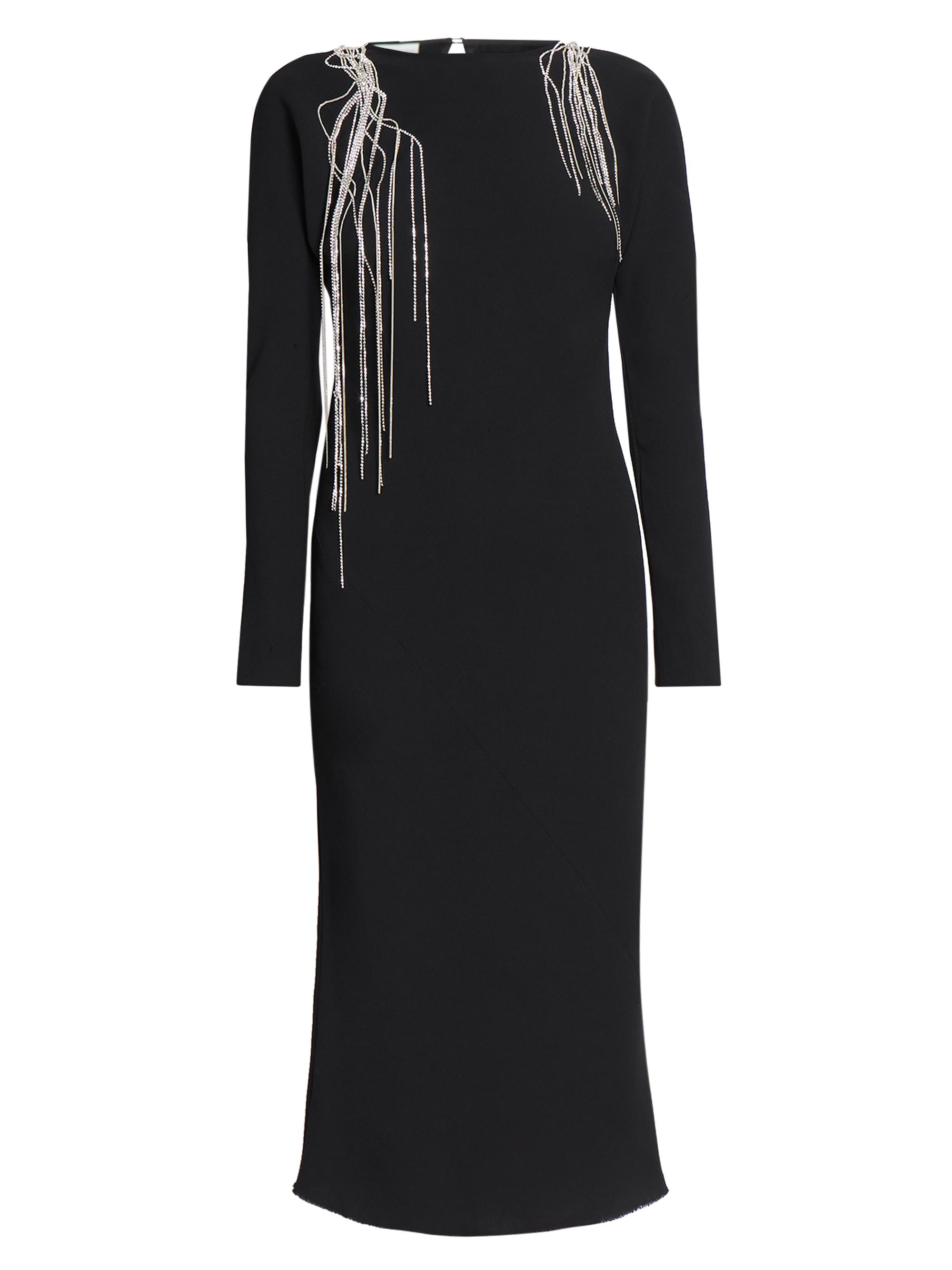 ワンピース Dries van noten dress DRIES VAN NOTEN Asymmetric tie-detailed draped jersey maxi dress