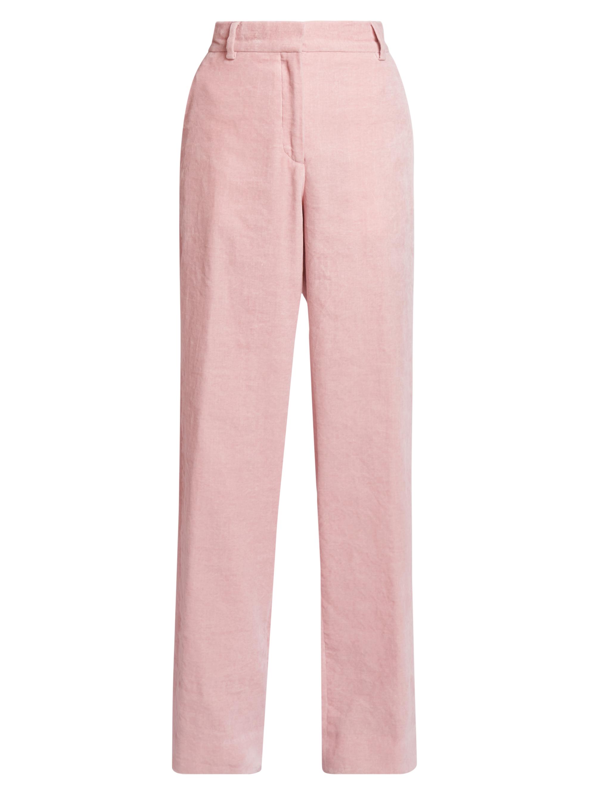 DRIES VAN NOTEN cotton ×paper slacks DRIES VAN NOTEN cotton ×paper slacks 0400021500007_LIGHTPINK