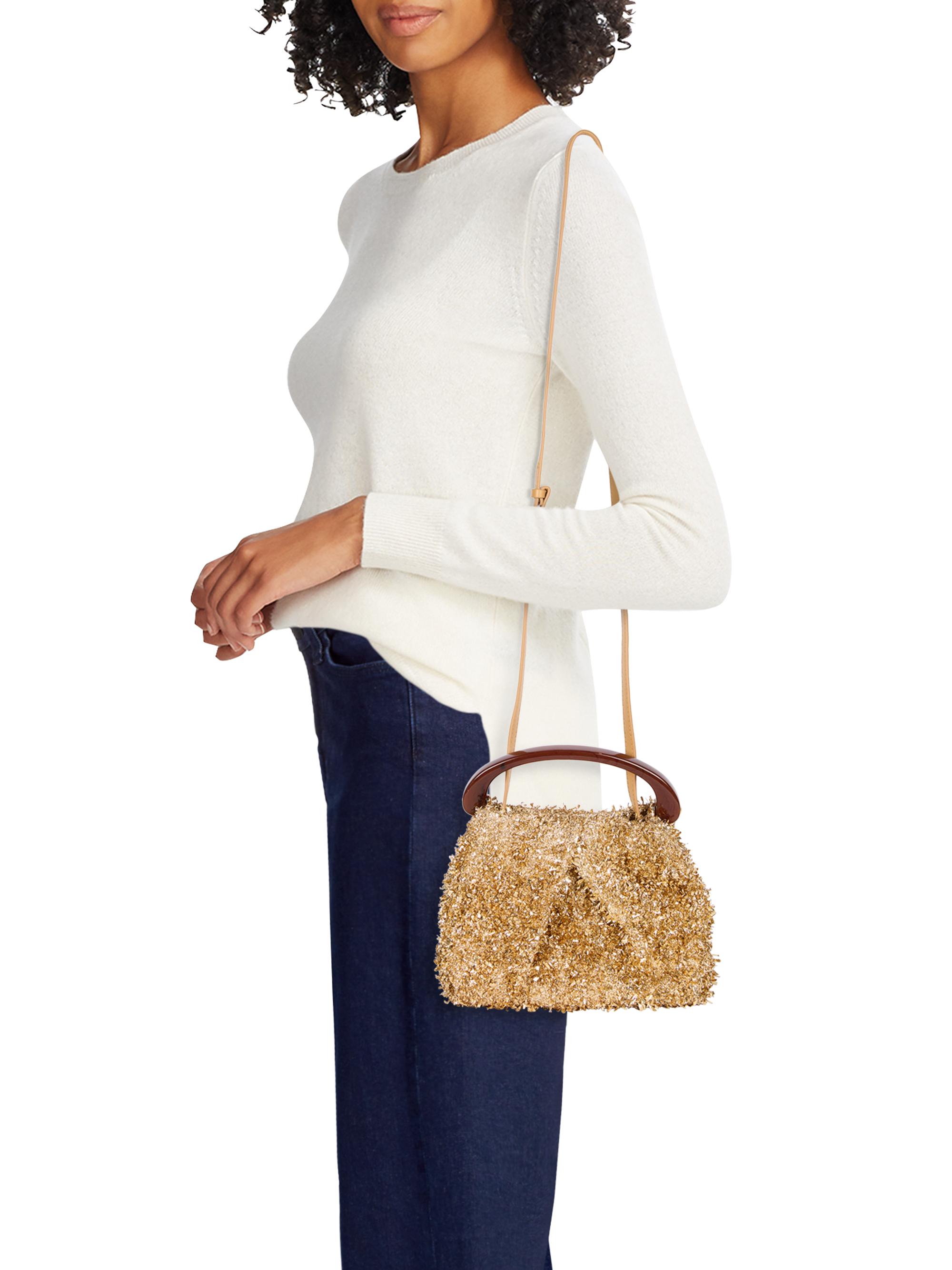 Dries Van Noten Crisp Metallic Crossbody Bag | Saks Fifth Avenue