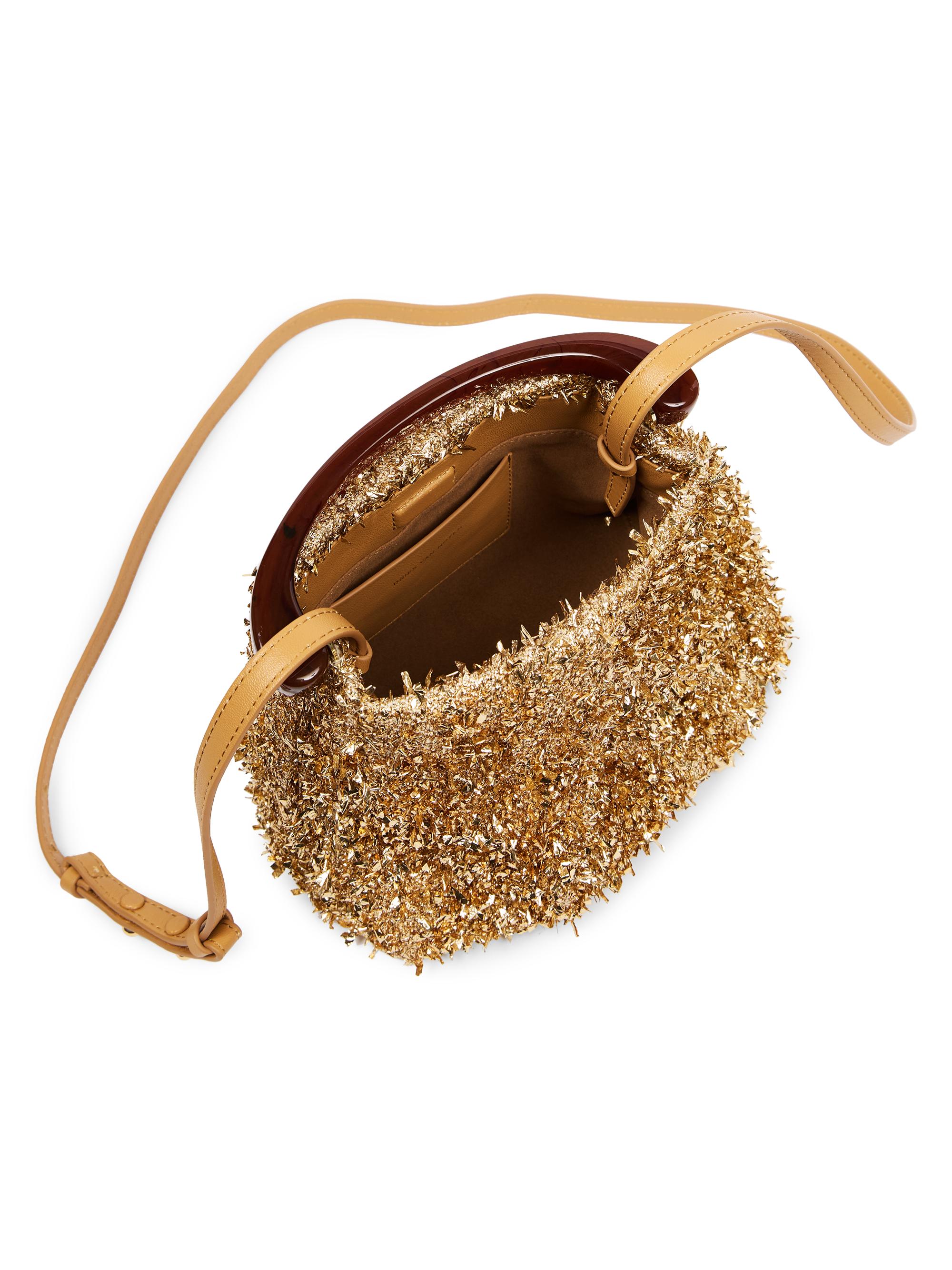 Dries Van Noten Crisp Metallic Crossbody Bag | Saks Fifth Avenue